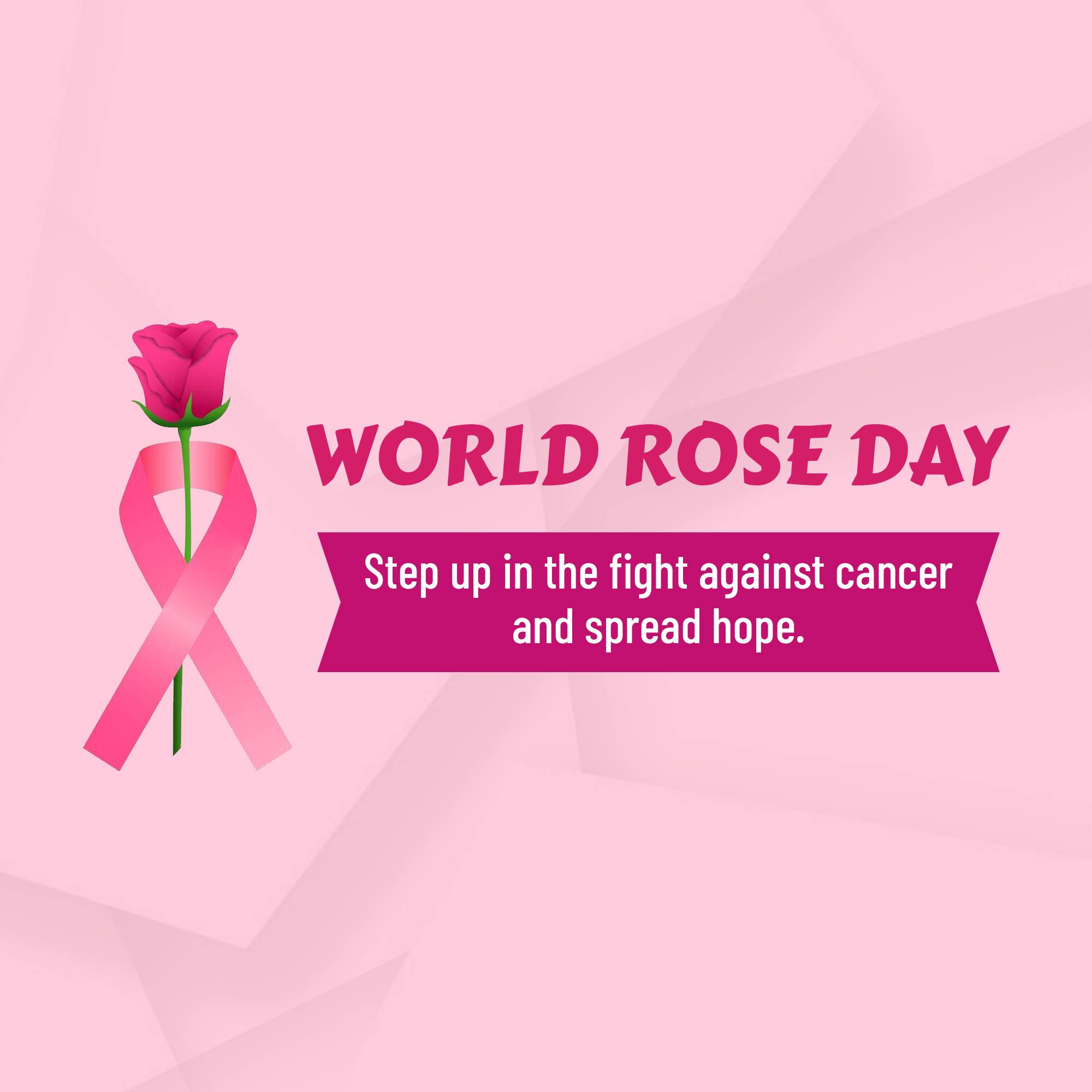 Rose day welfare of cancer patients