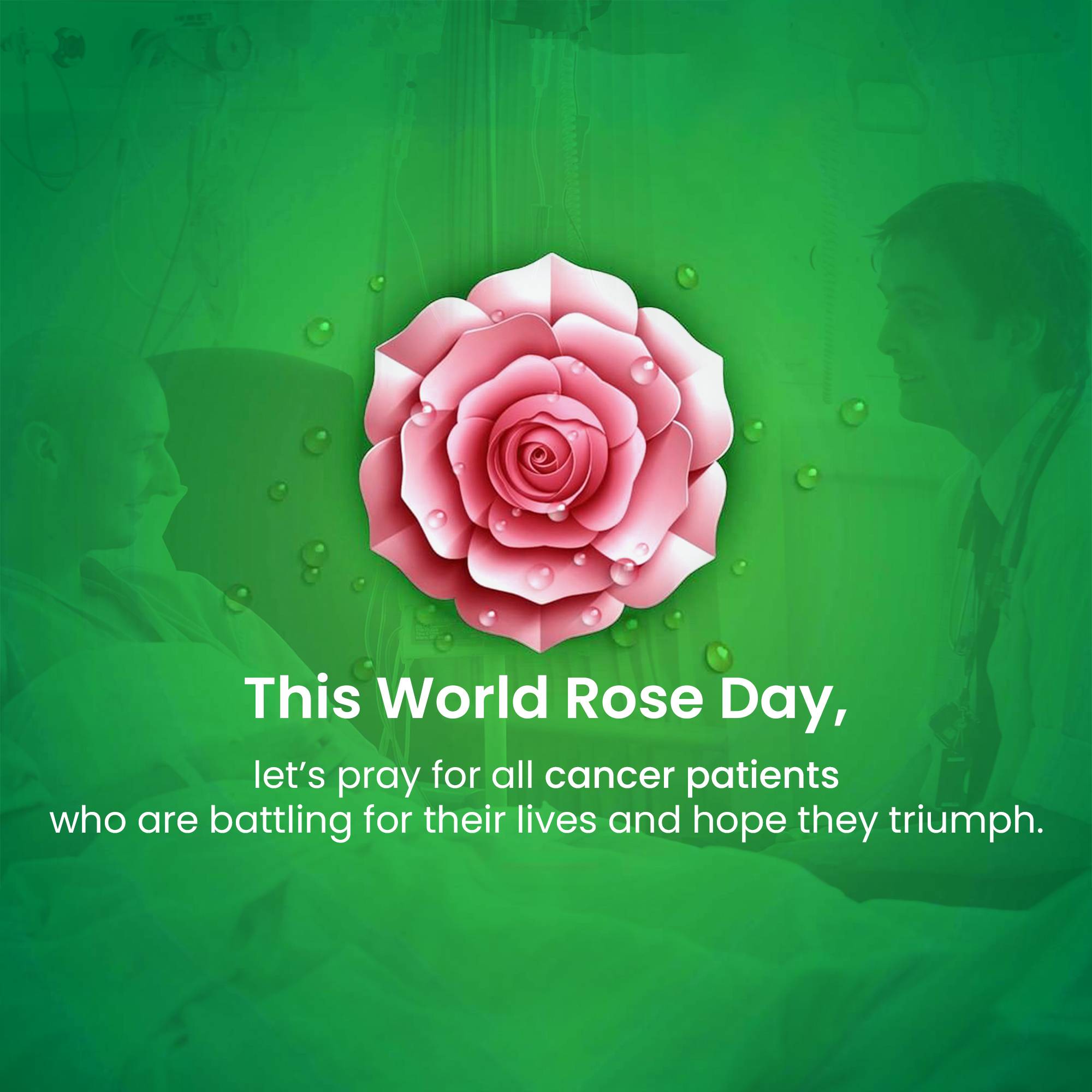 Rose day welfare of cancer patients