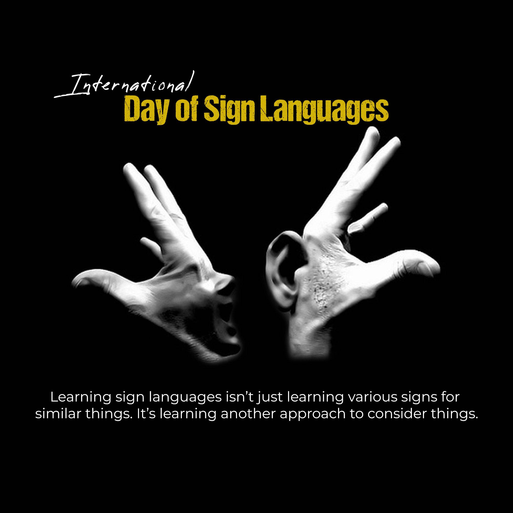 International Day of Sign Languages
