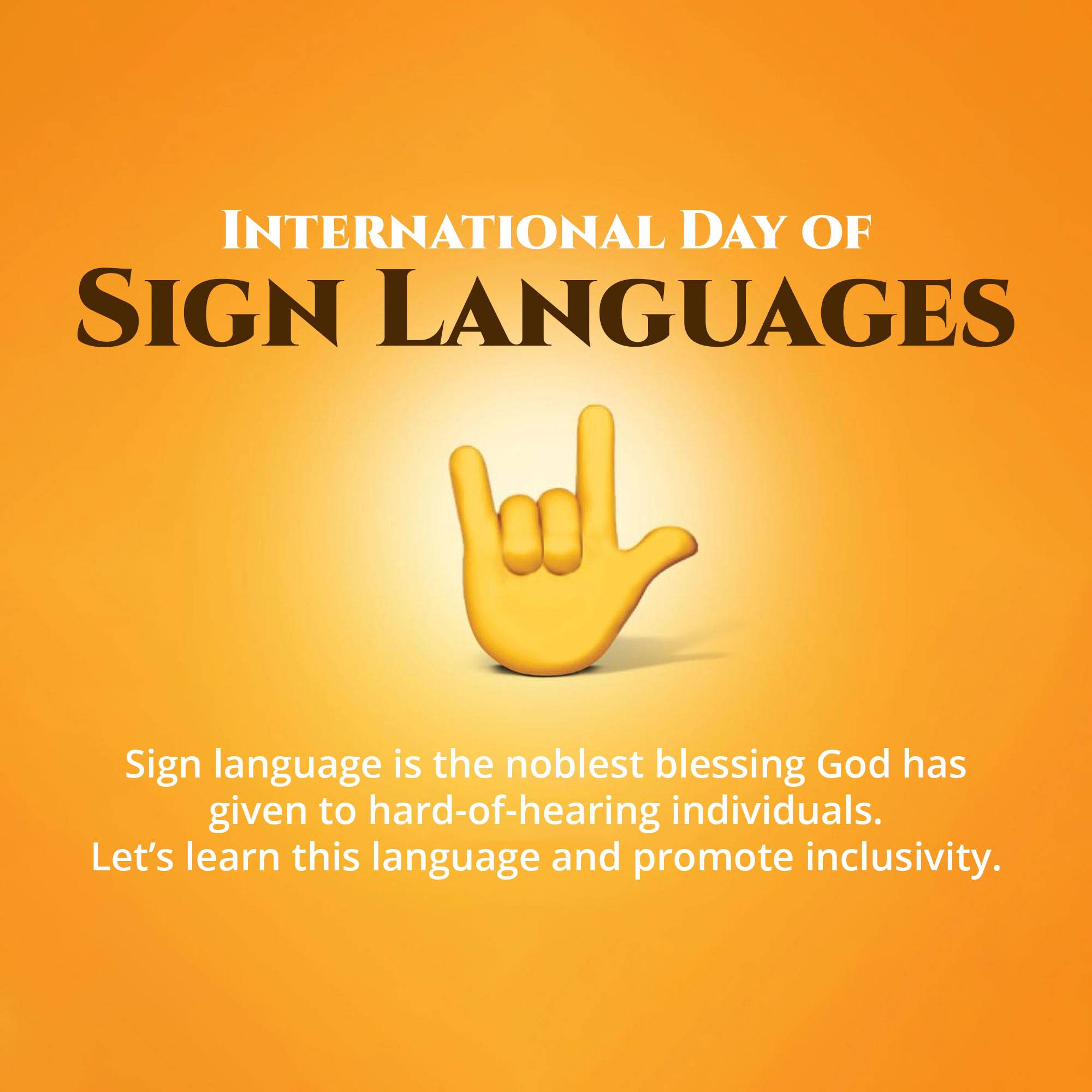International Day of Sign Languages