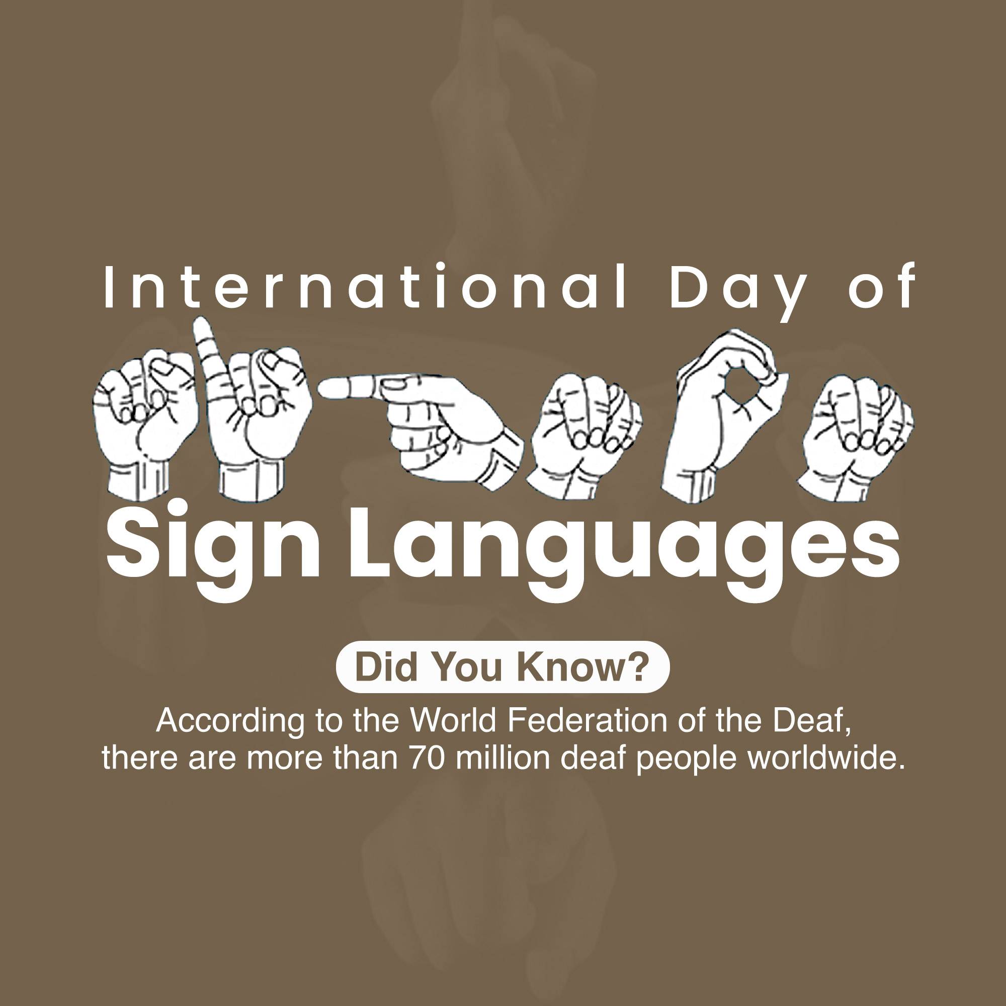 International Day of Sign Languages