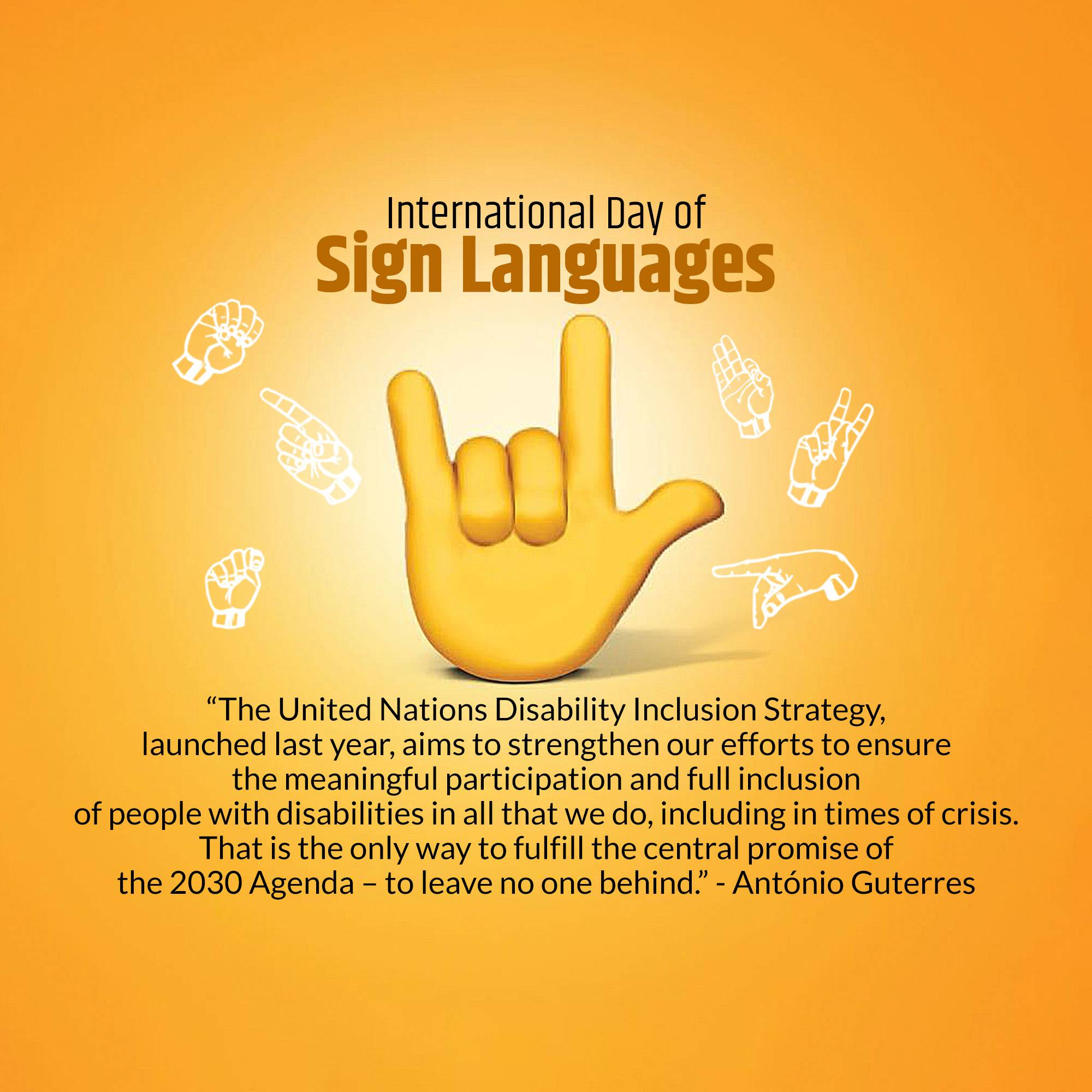 International Day of Sign Languages