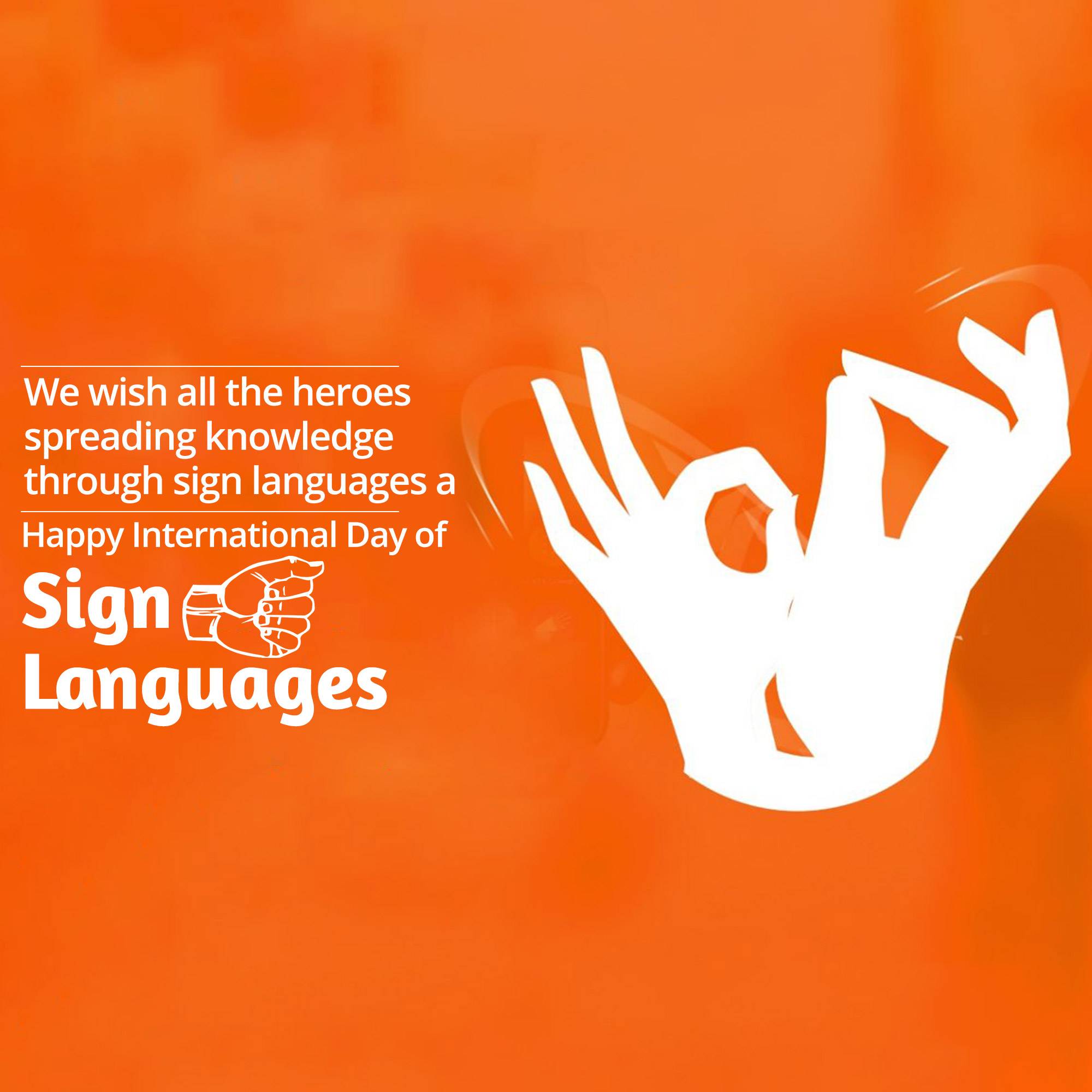 International Day of Sign Languages