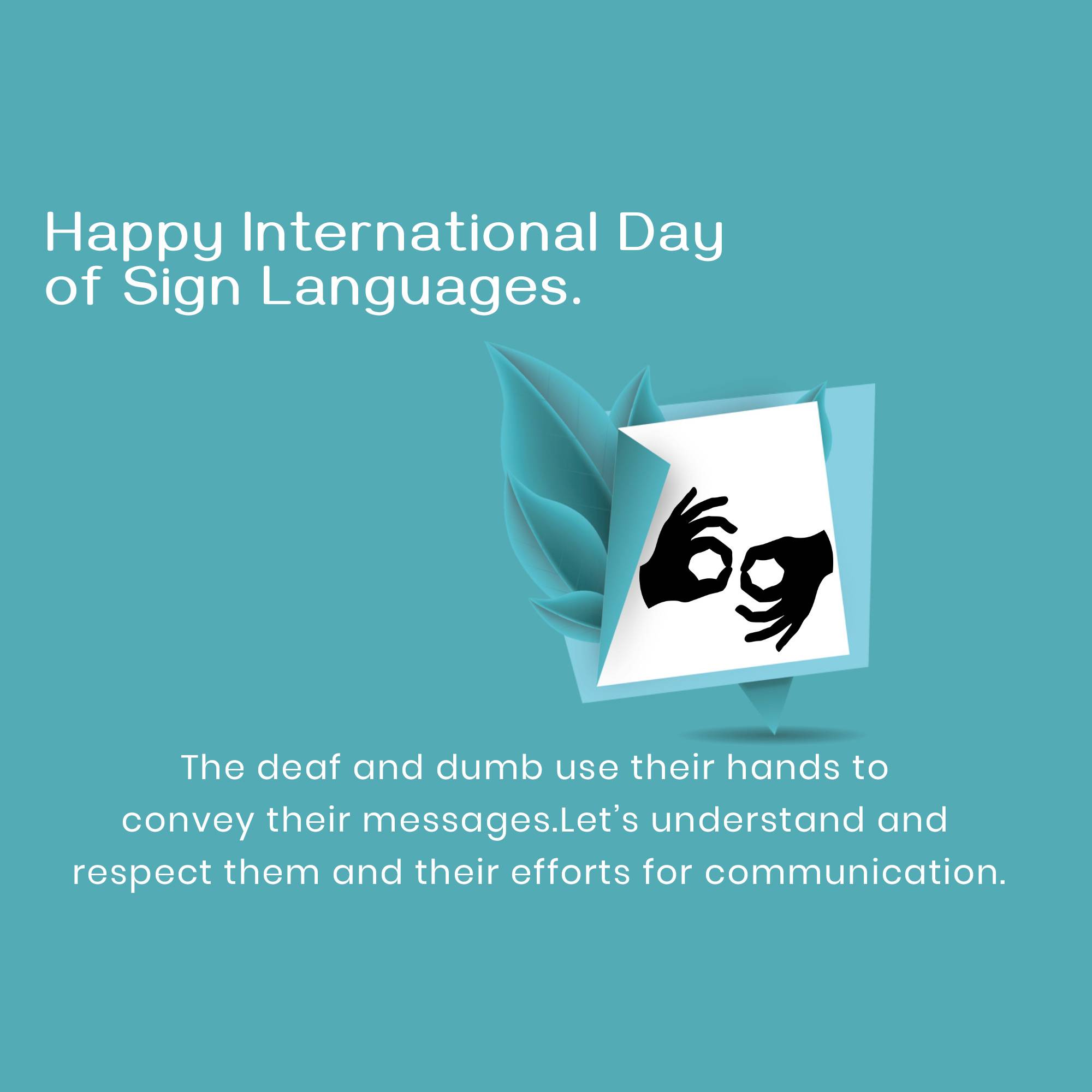 International Day of Sign Languages