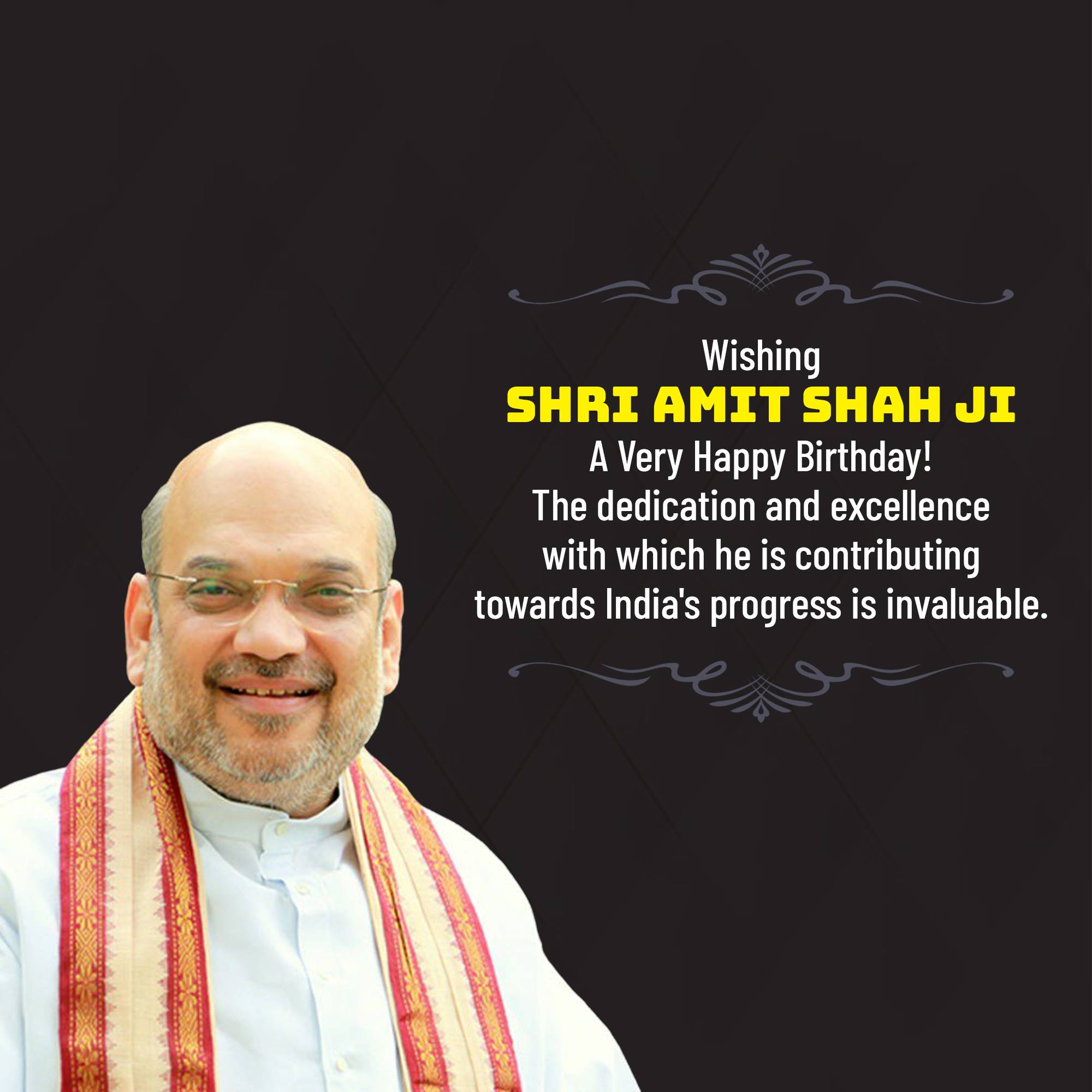 Amit Shah | Birthday