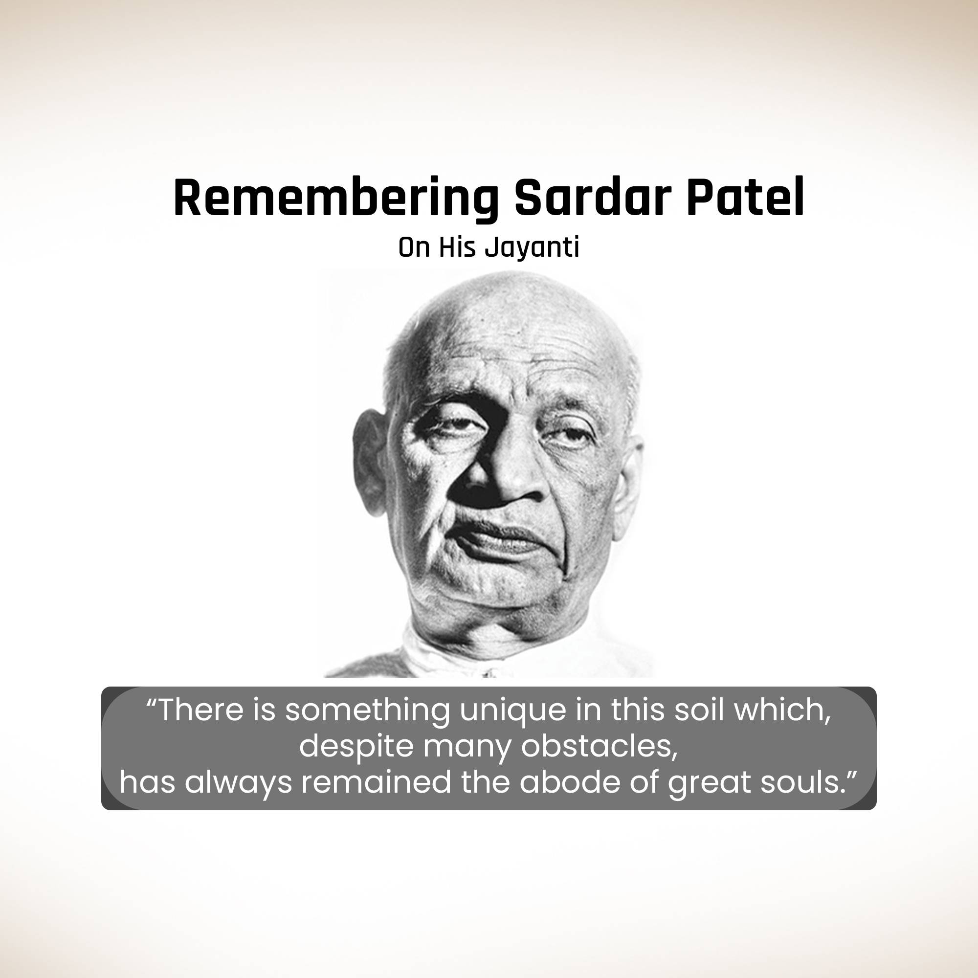 Sardar Patel jayanti