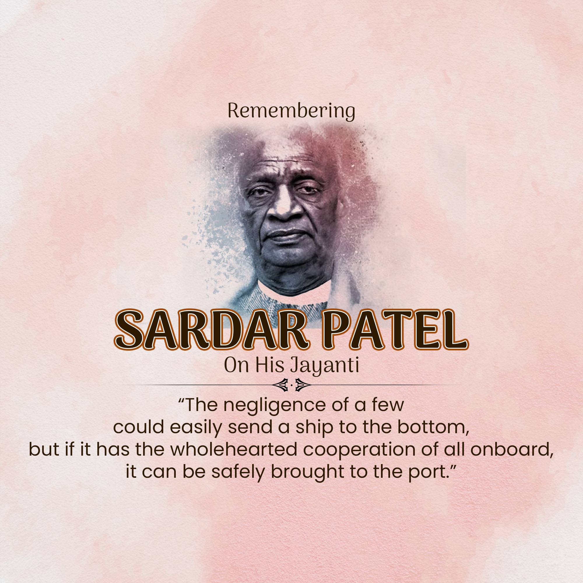 Sardar Patel jayanti