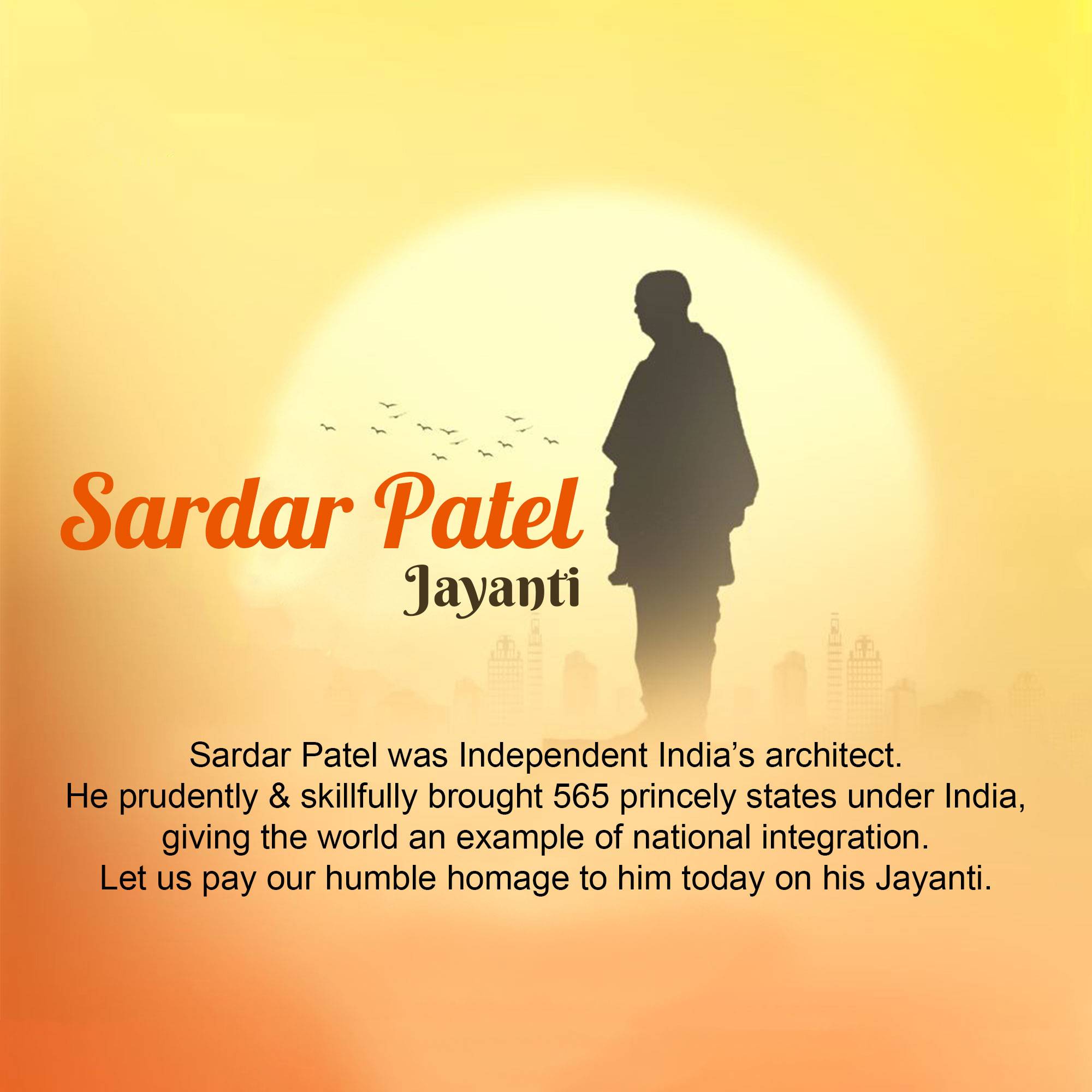 Sardar Patel jayanti