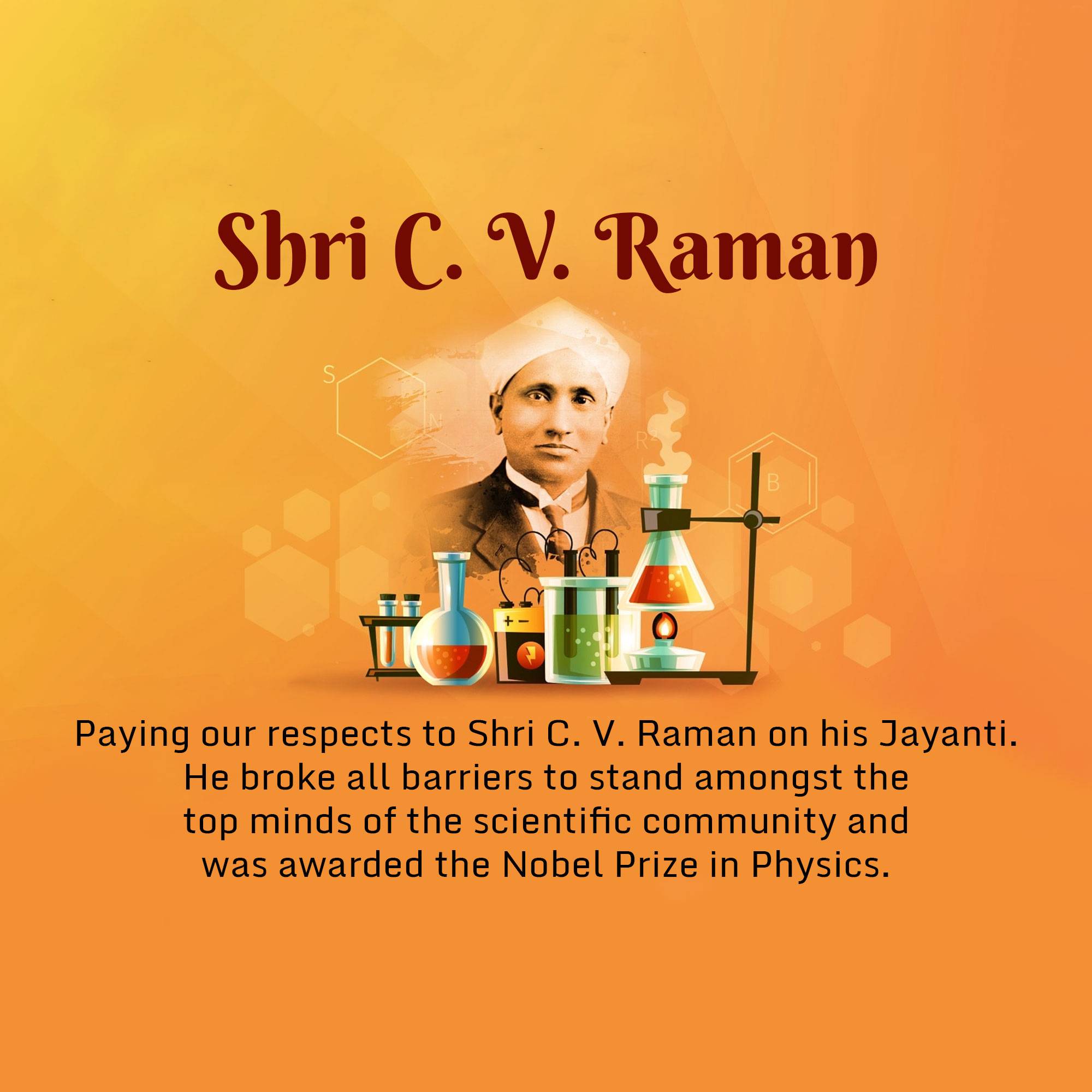 C. V. Raman Jayanti