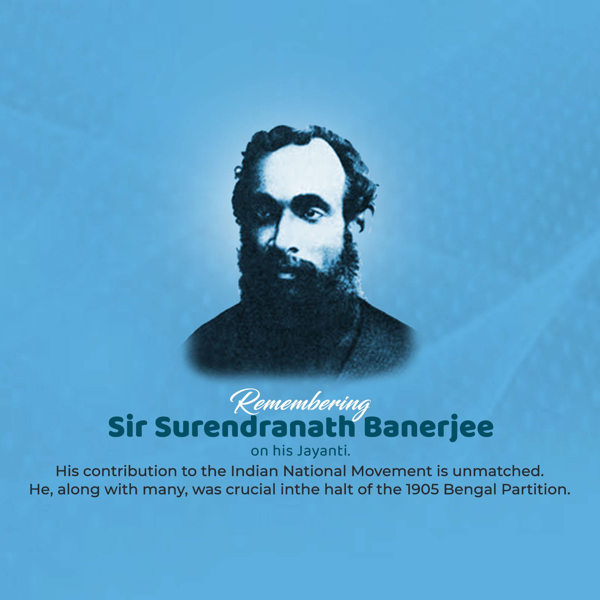 Surendranath Banerjee Jayanti