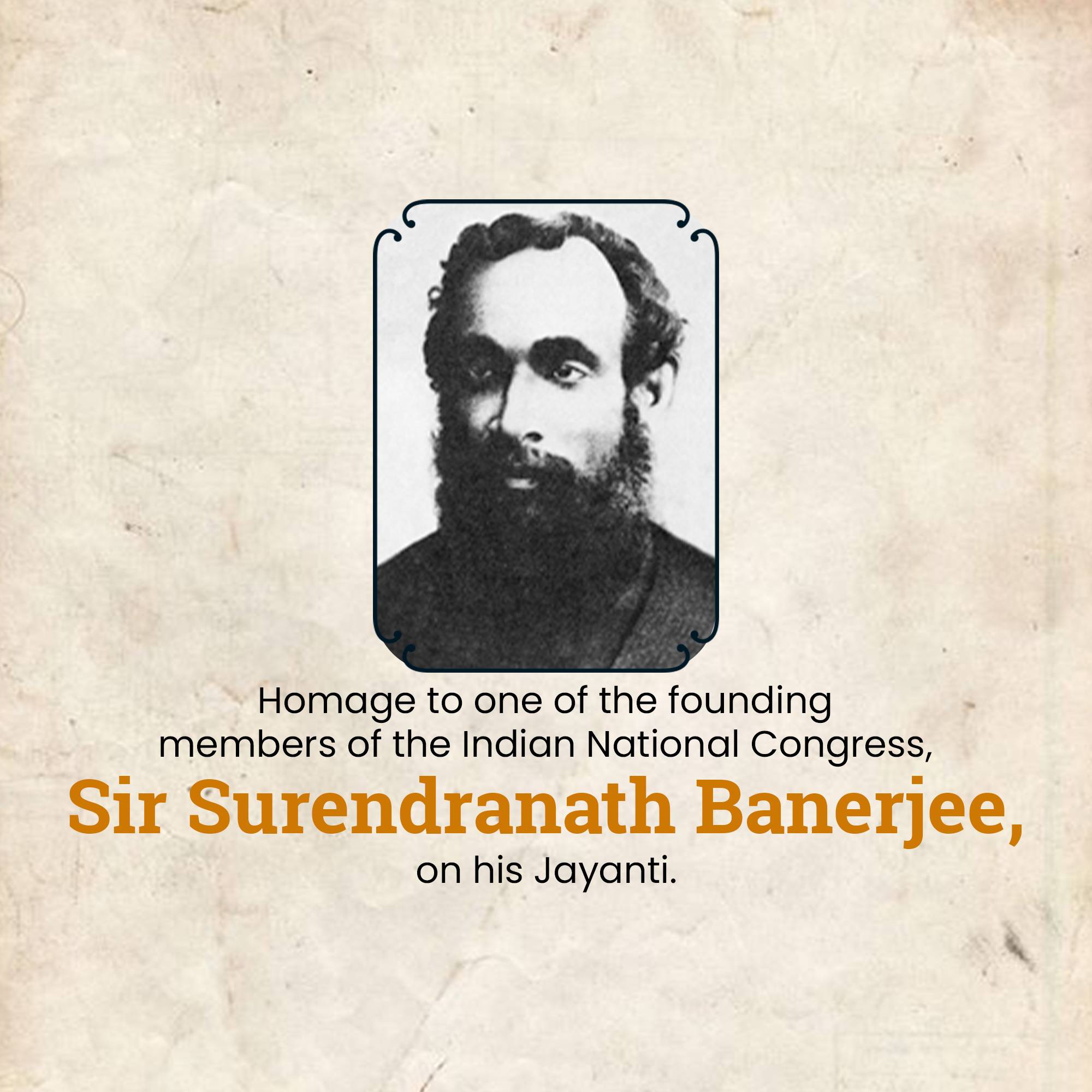 Surendranath Banerjee Jayanti