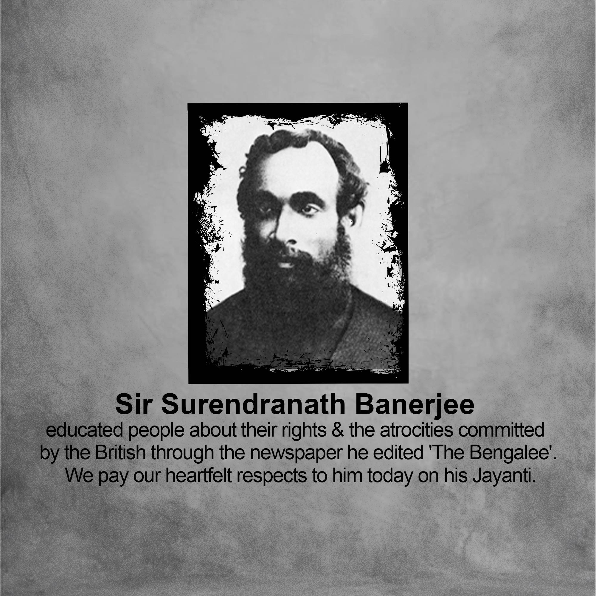 Surendranath Banerjee Jayanti
