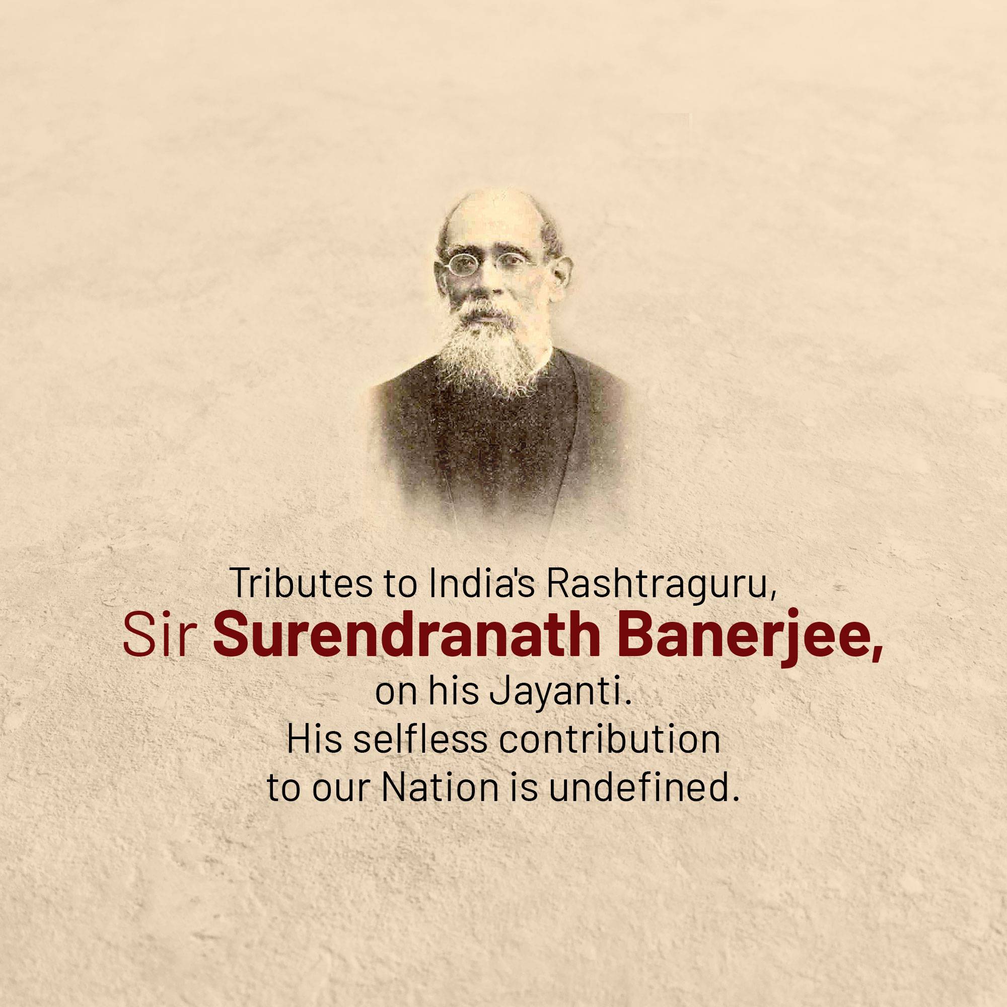 Surendranath Banerjee Jayanti