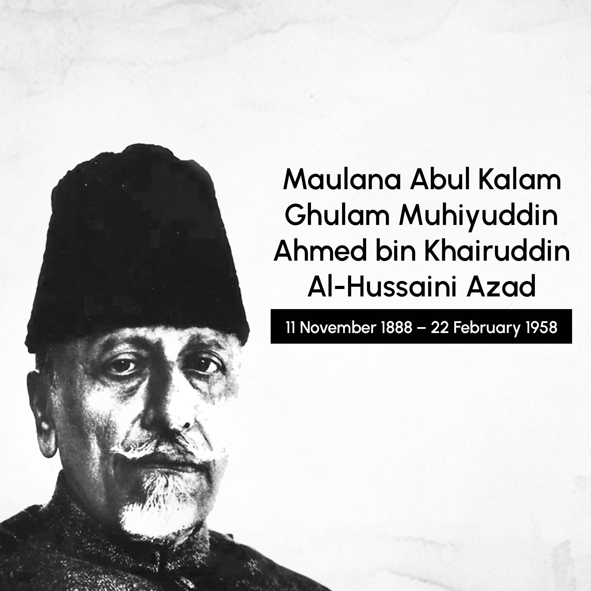 Abul Kalam Azad Birth Anniversary