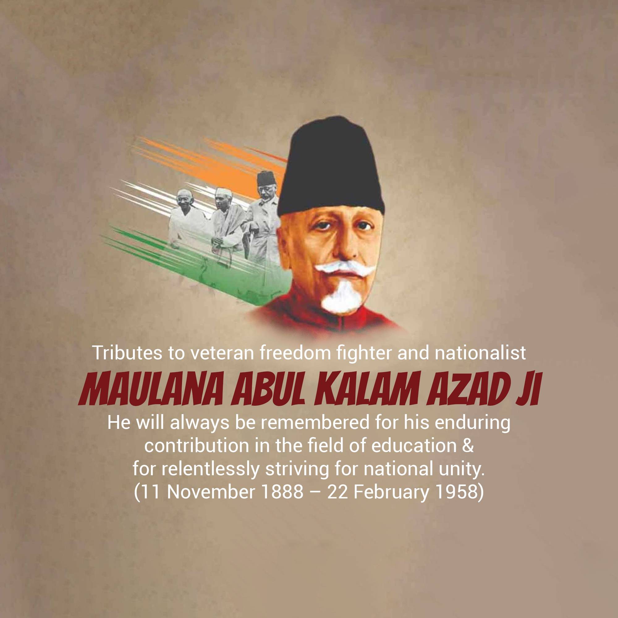 Abul Kalam Azad Birth Anniversary