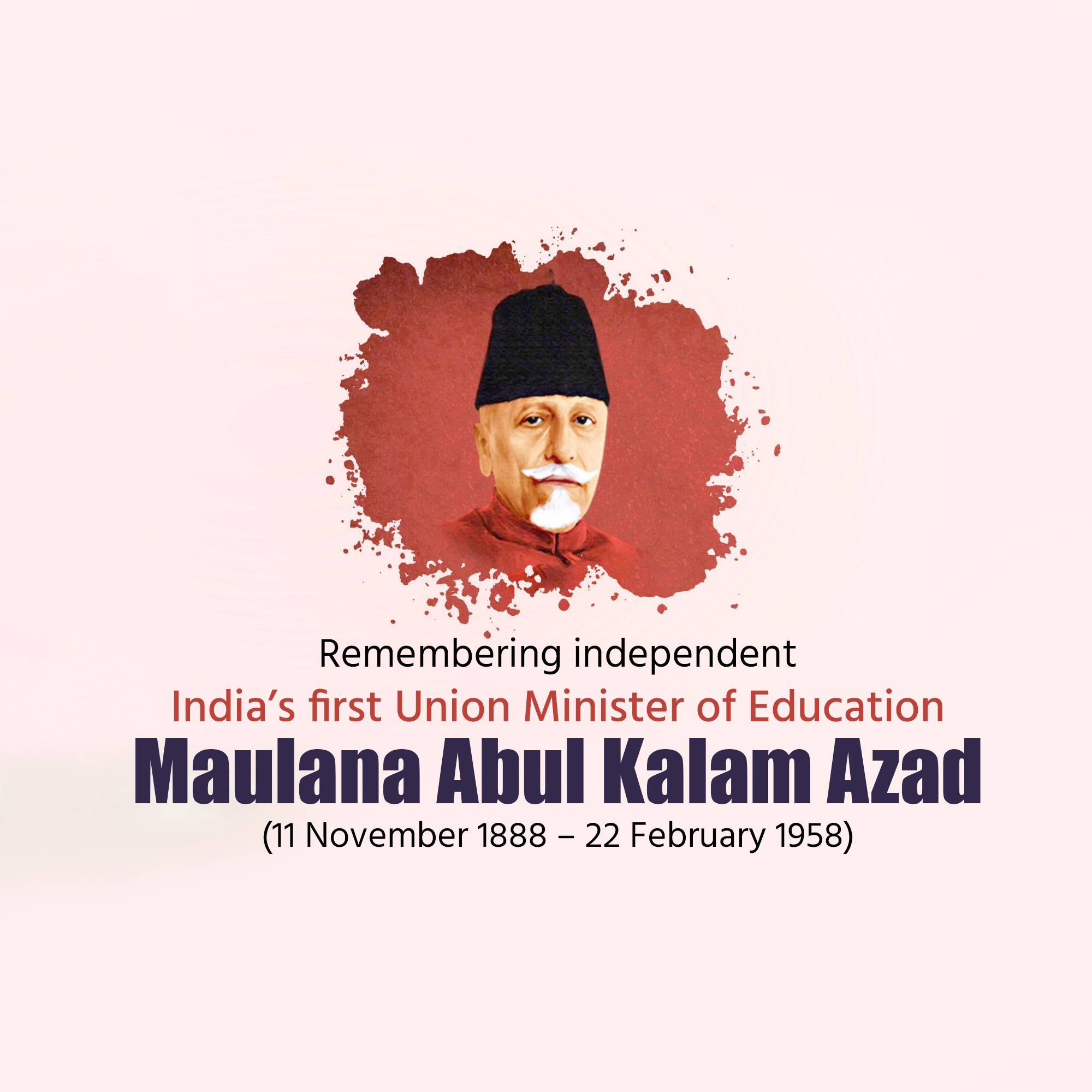Abul Kalam Azad Birth Anniversary