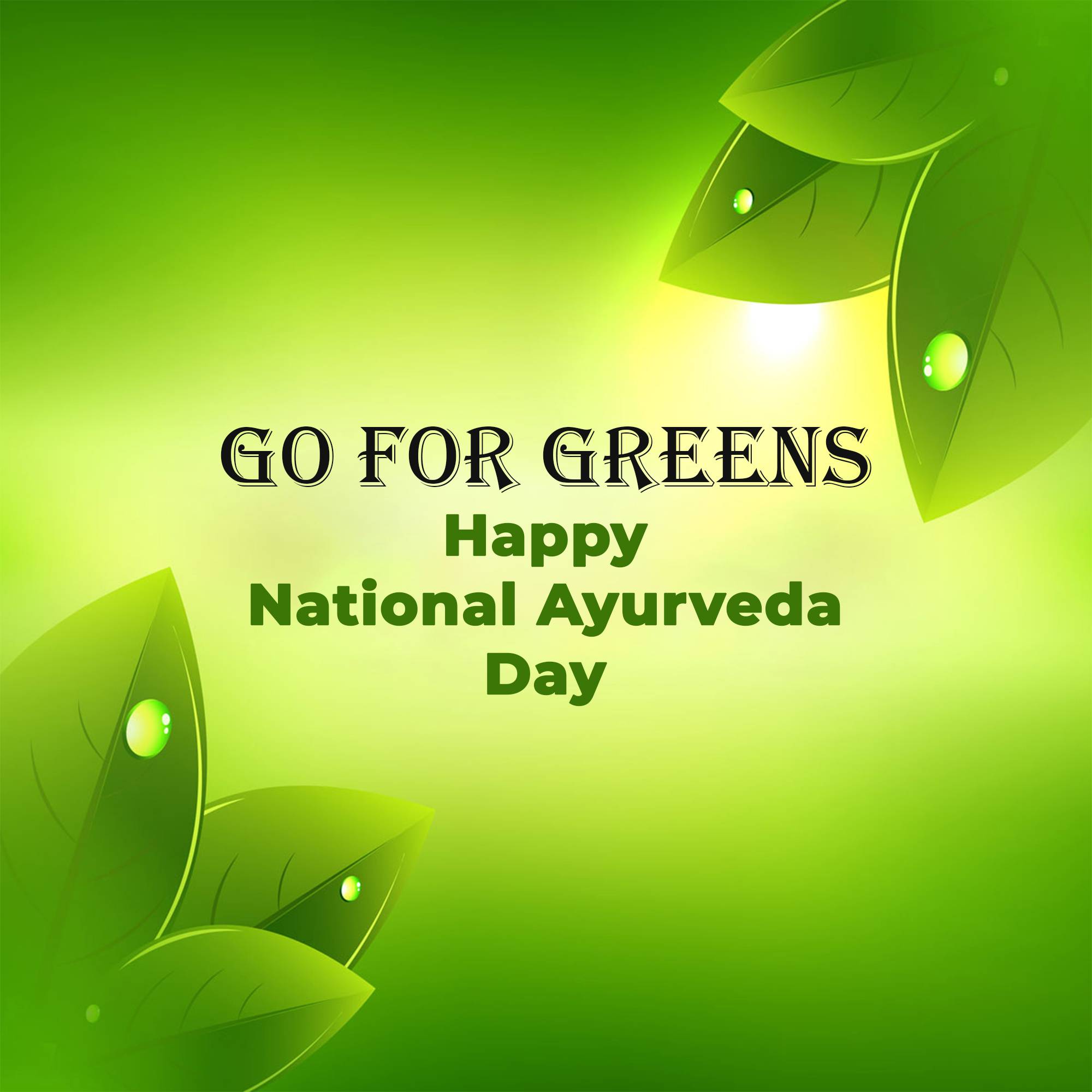 National Ayurveda Day