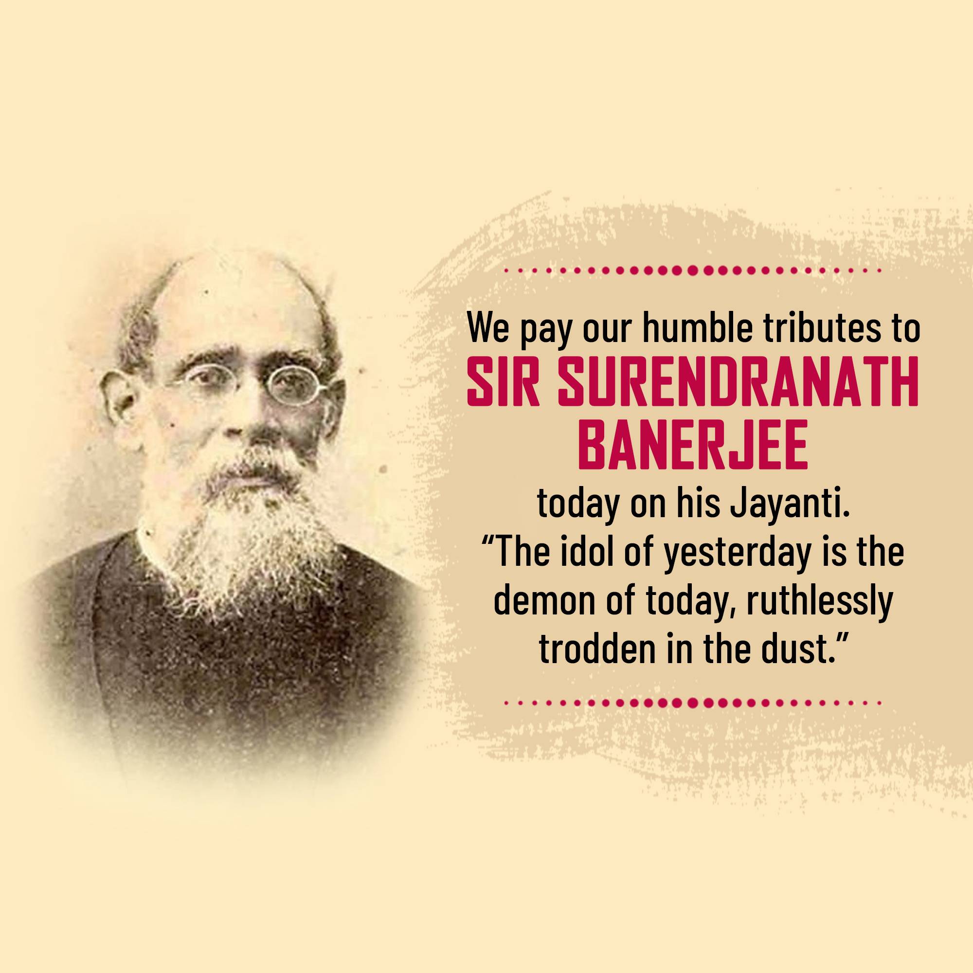 Surendranath Banerjee Jayanti