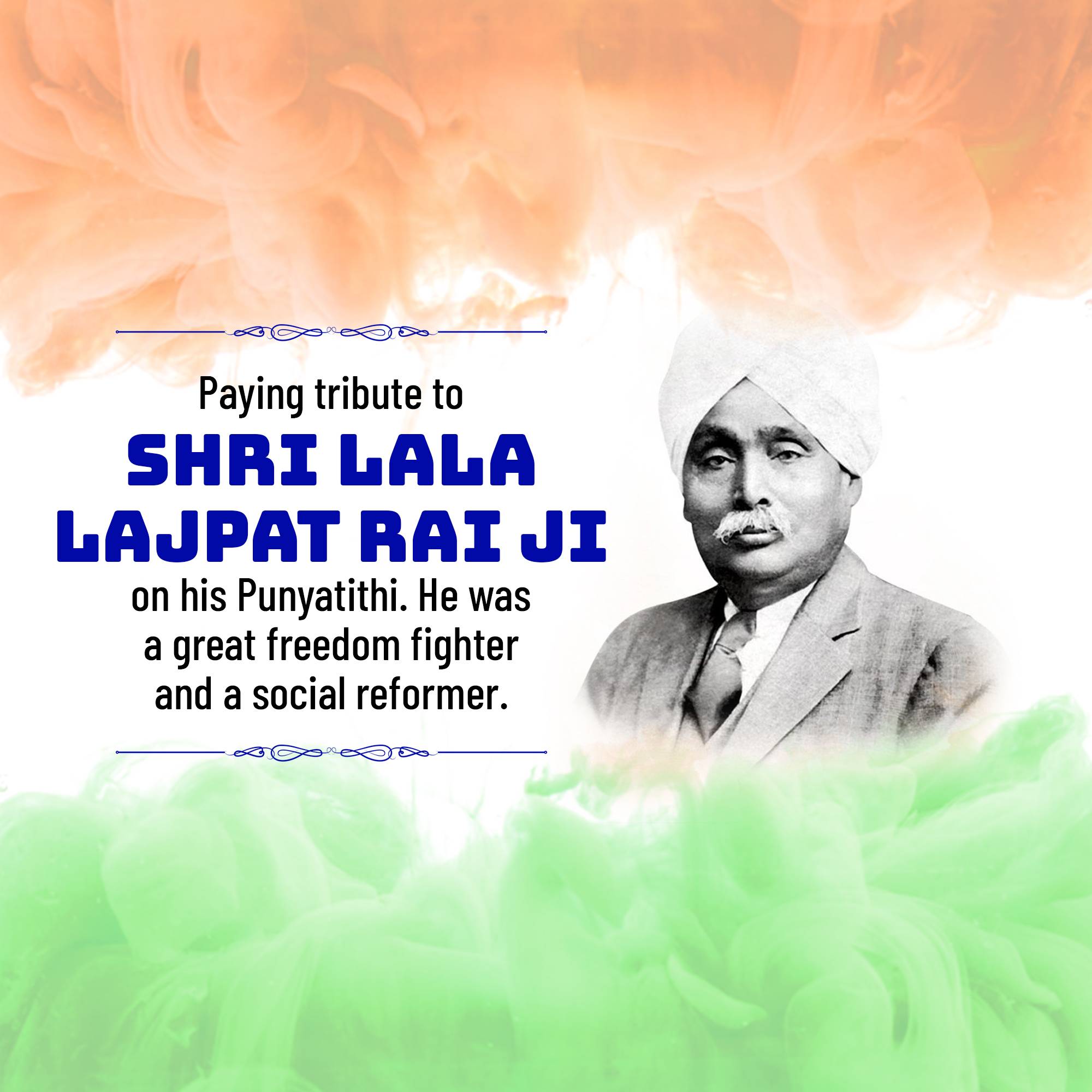Lala Lajpat Rai Punyatithi