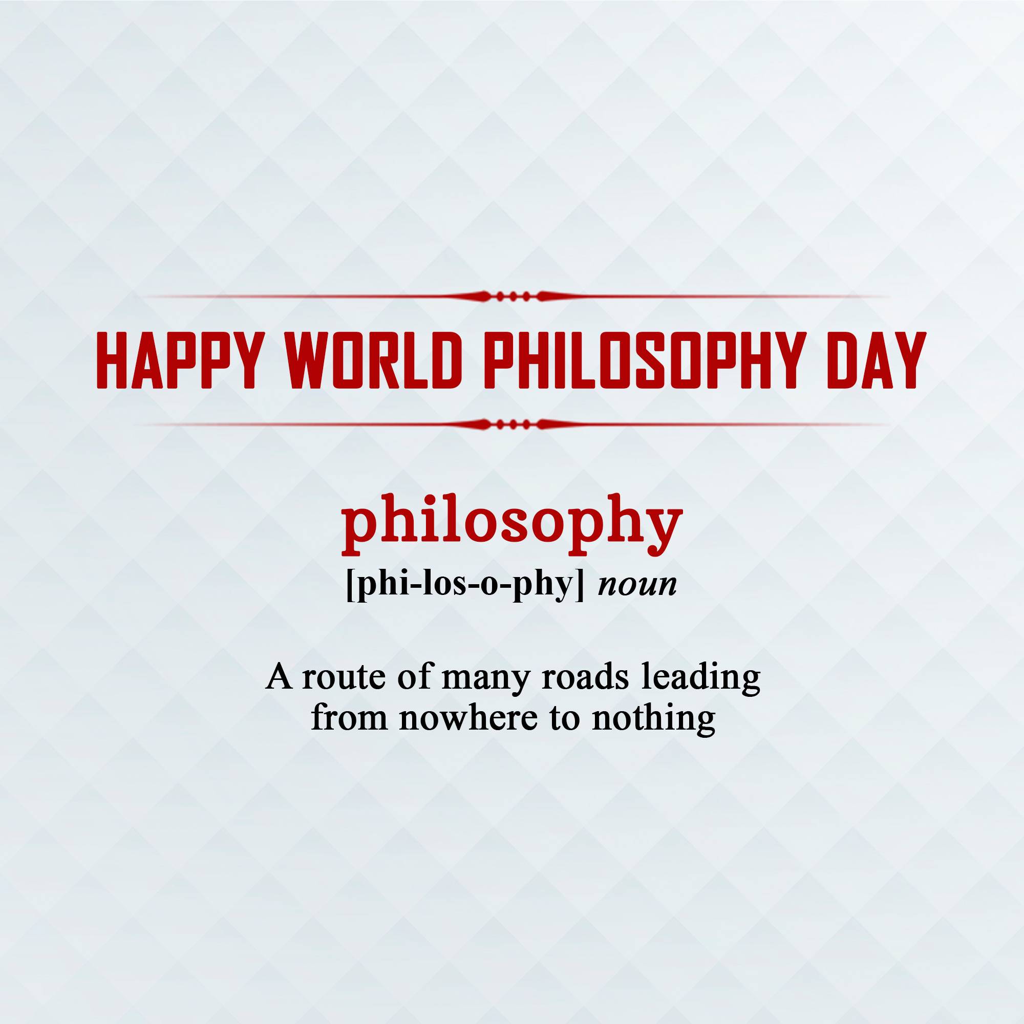 World Philosophy Day