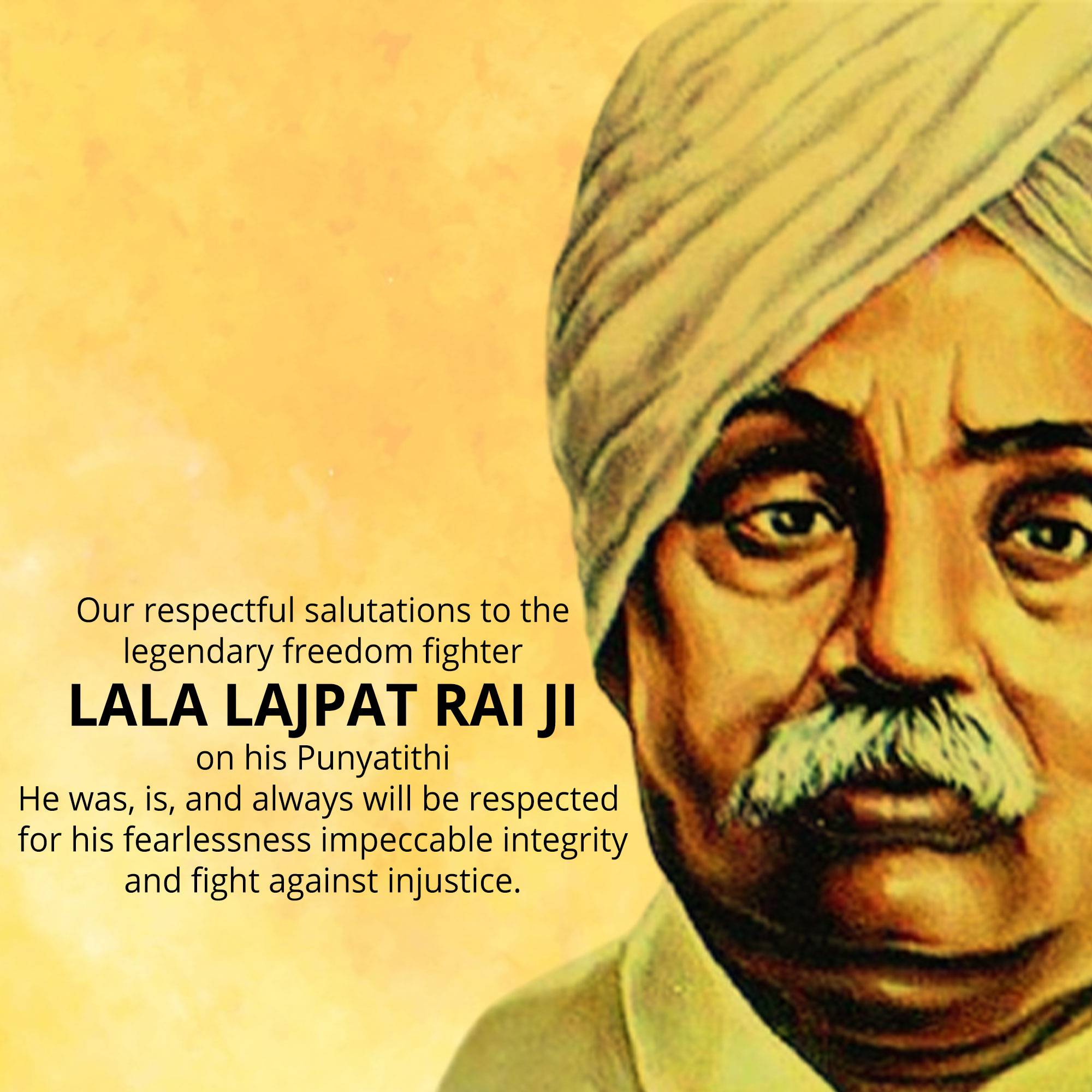 Lala Lajpat Rai Punyatithi