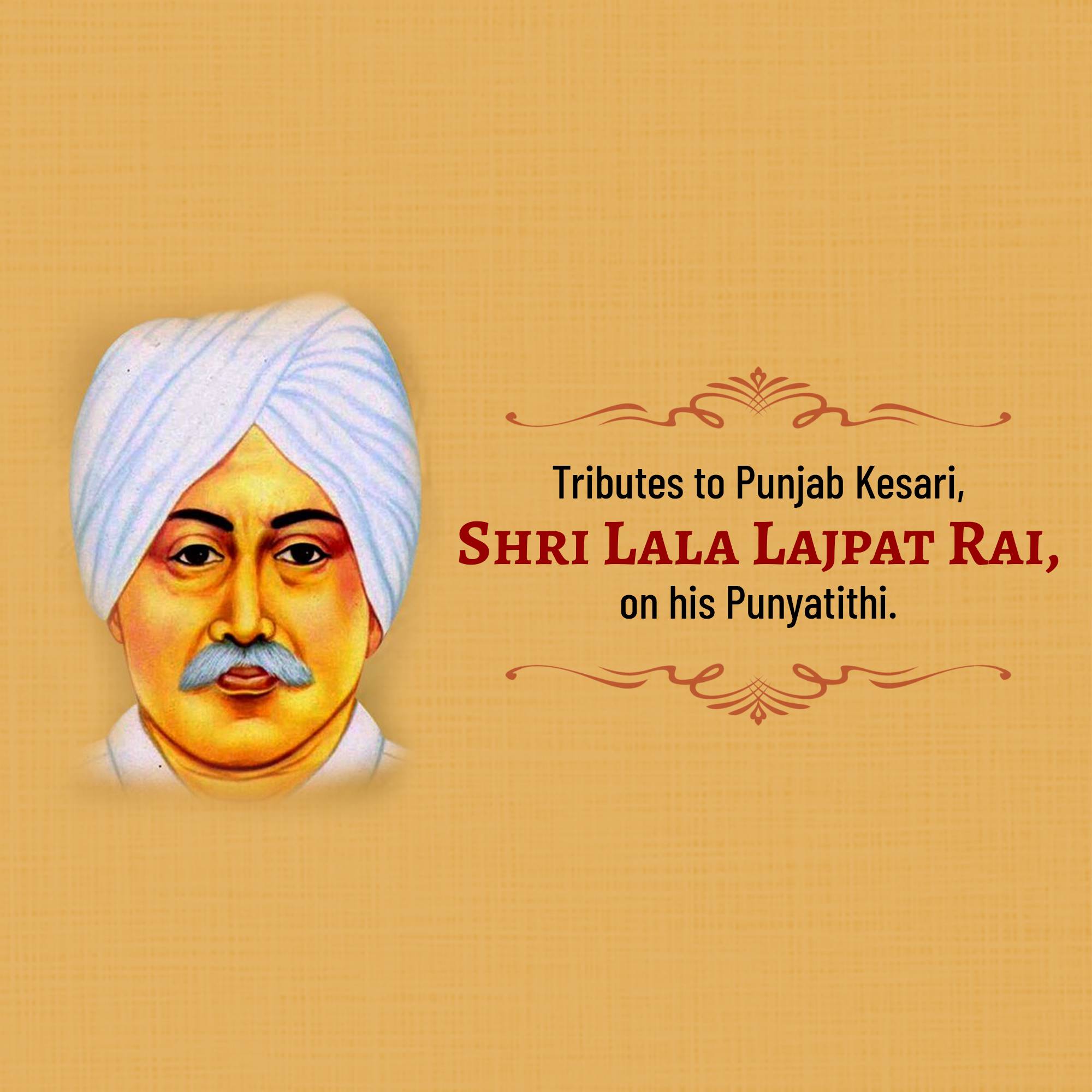 Lala Lajpat Rai Punyatithi