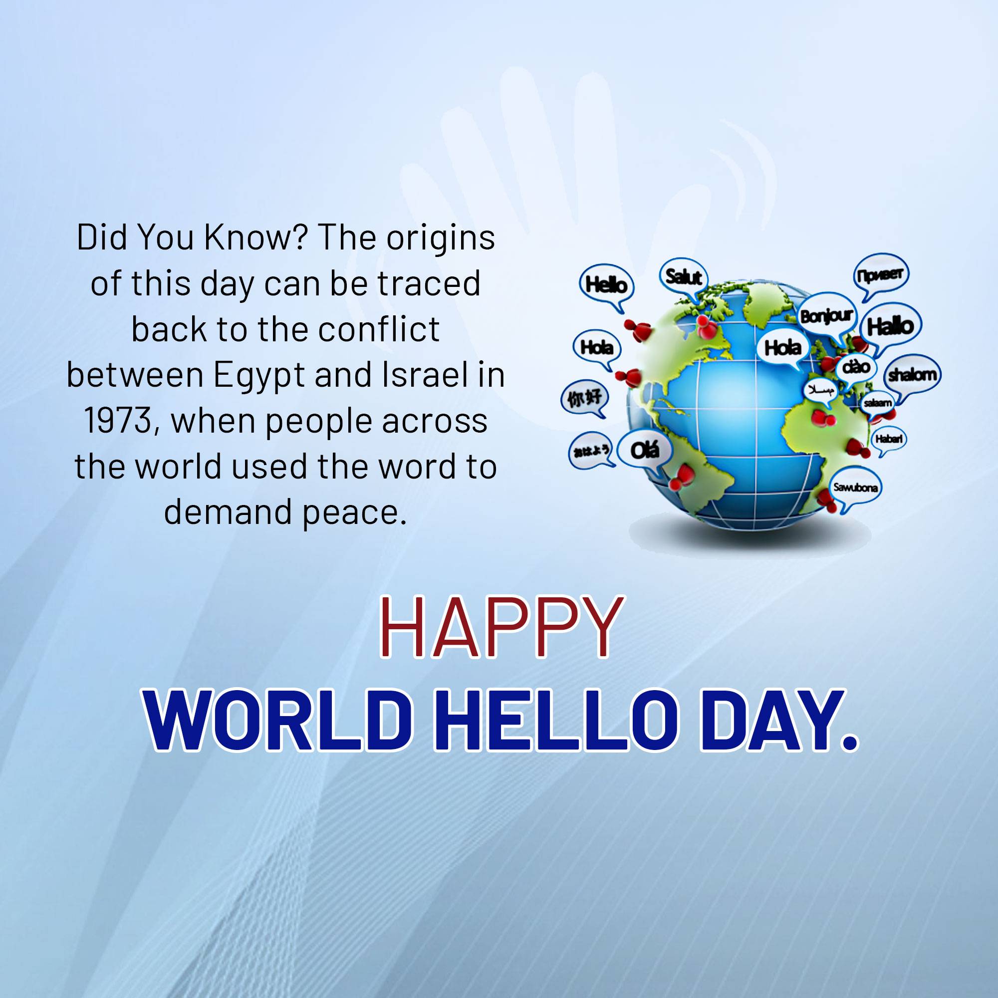 World Hello Day