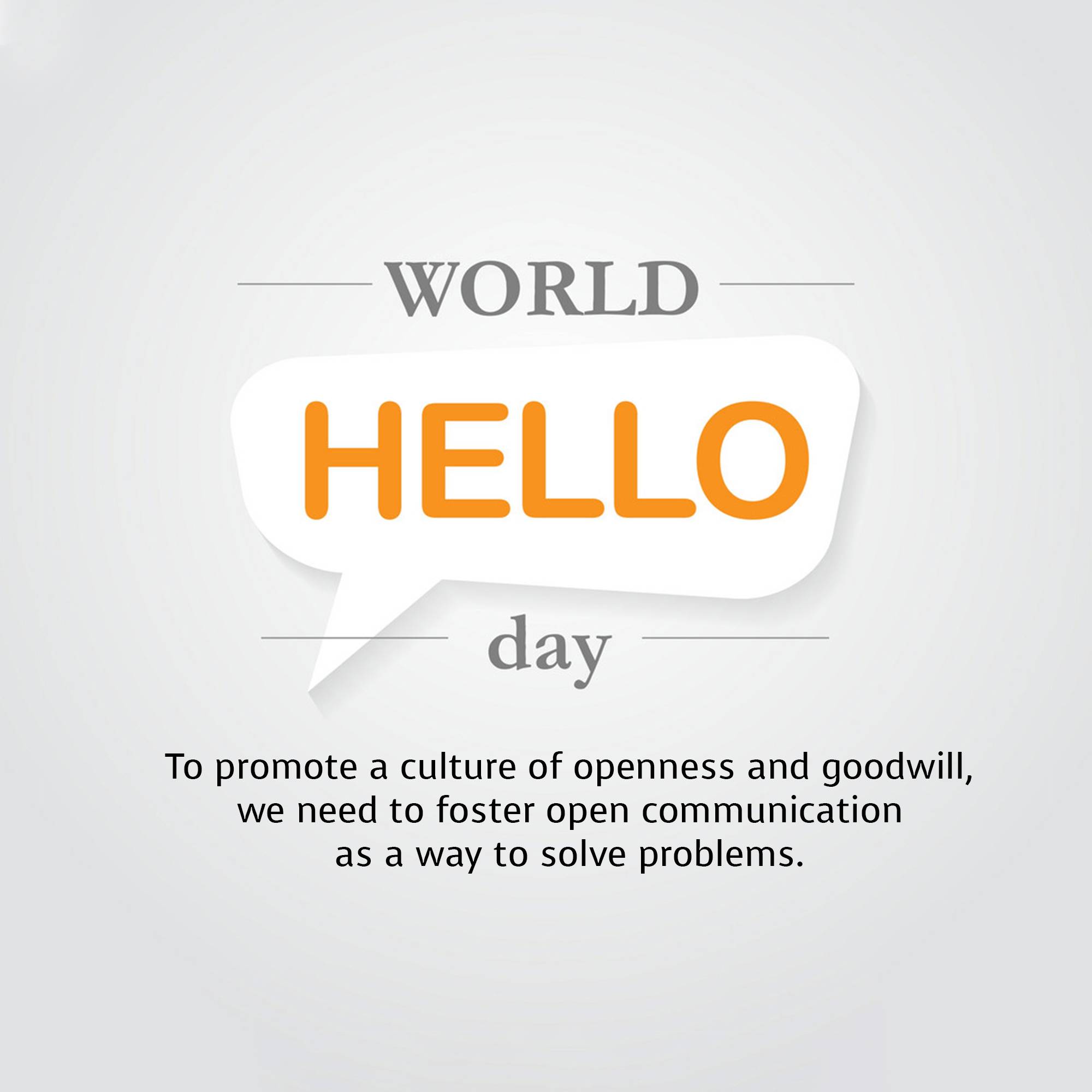 World Hello Day