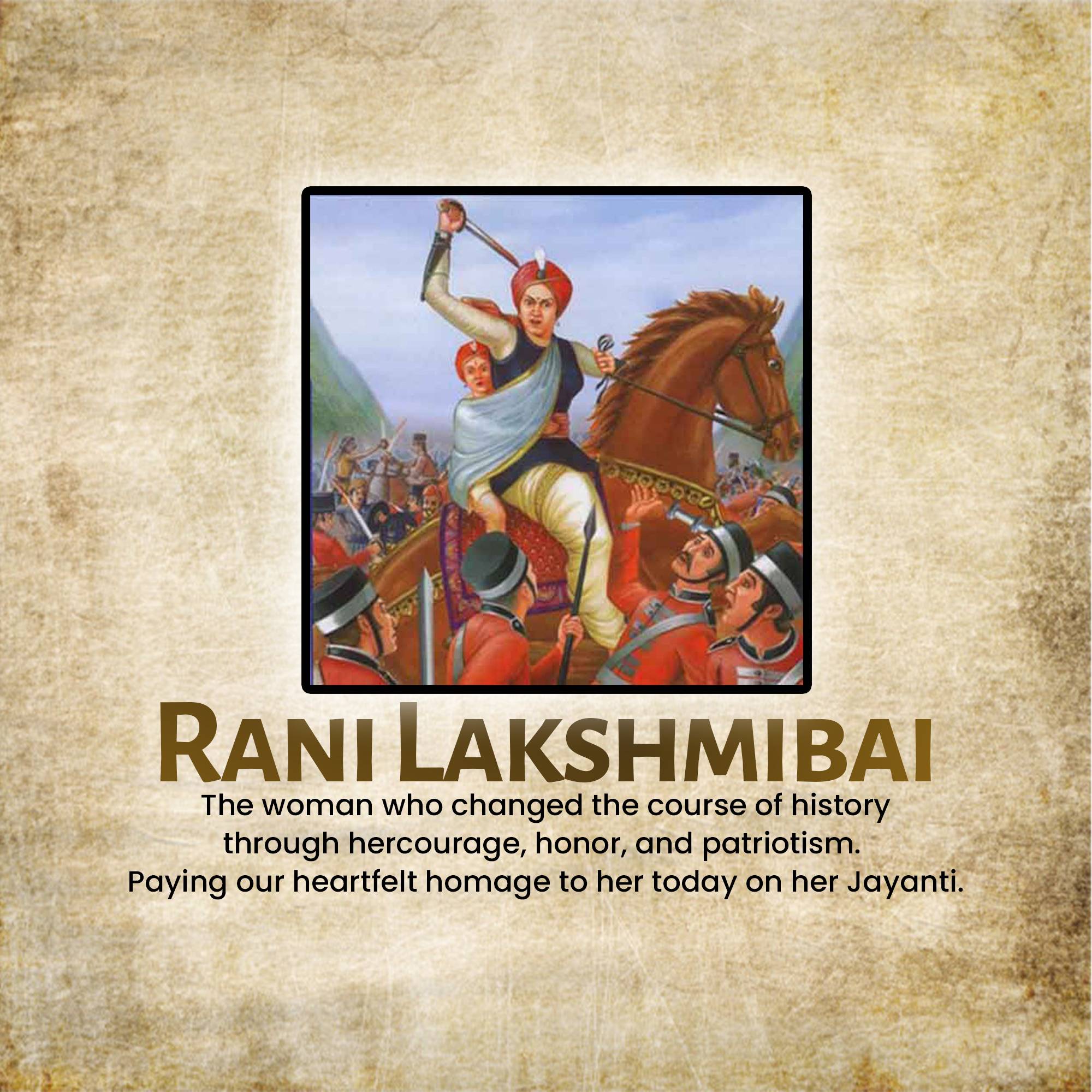 Rani of Jhansi Janm Jayanti