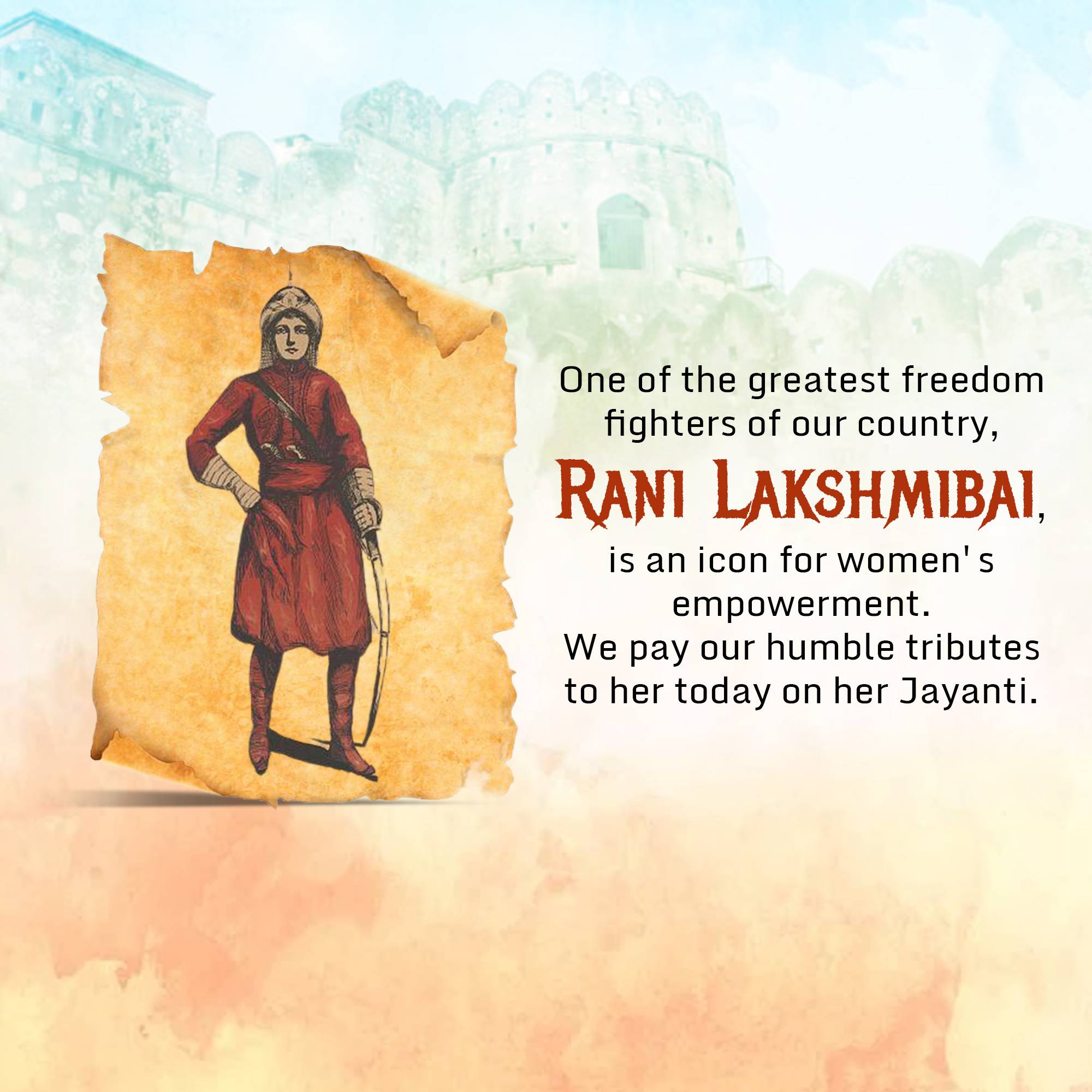 Rani of Jhansi Janm Jayanti