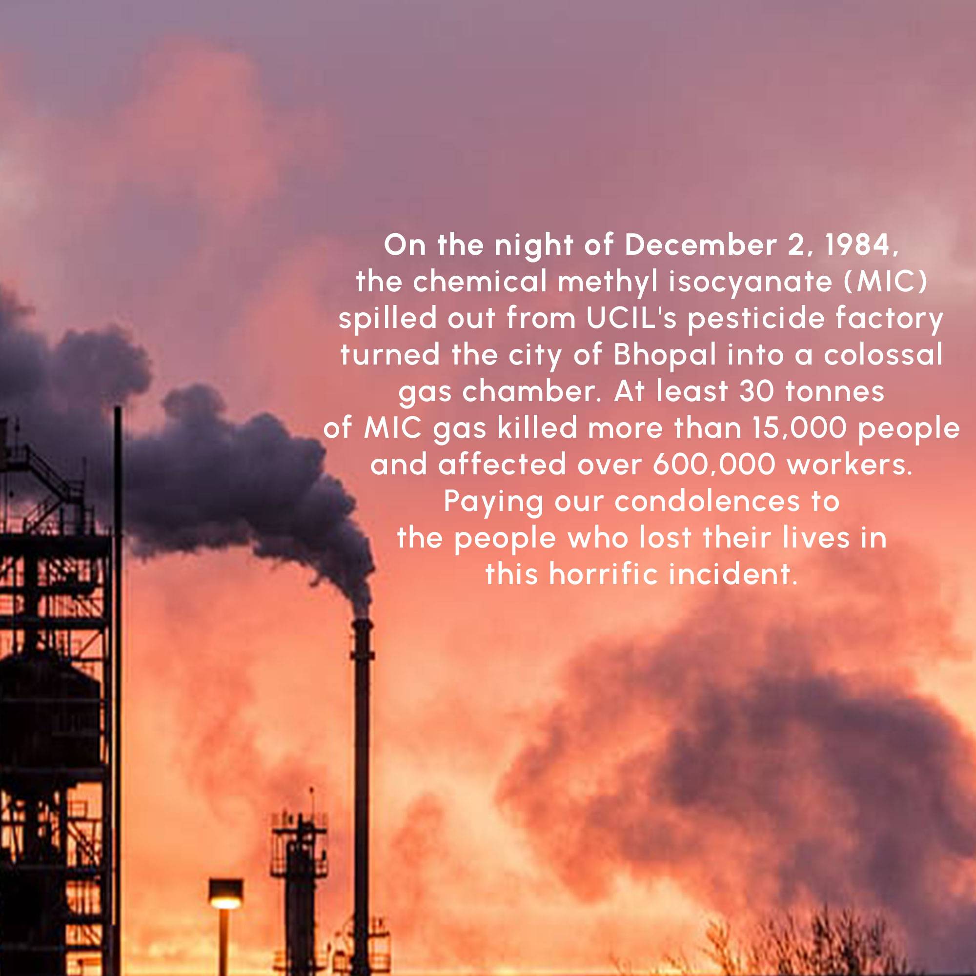 Bhopal Gas Tragedy Day