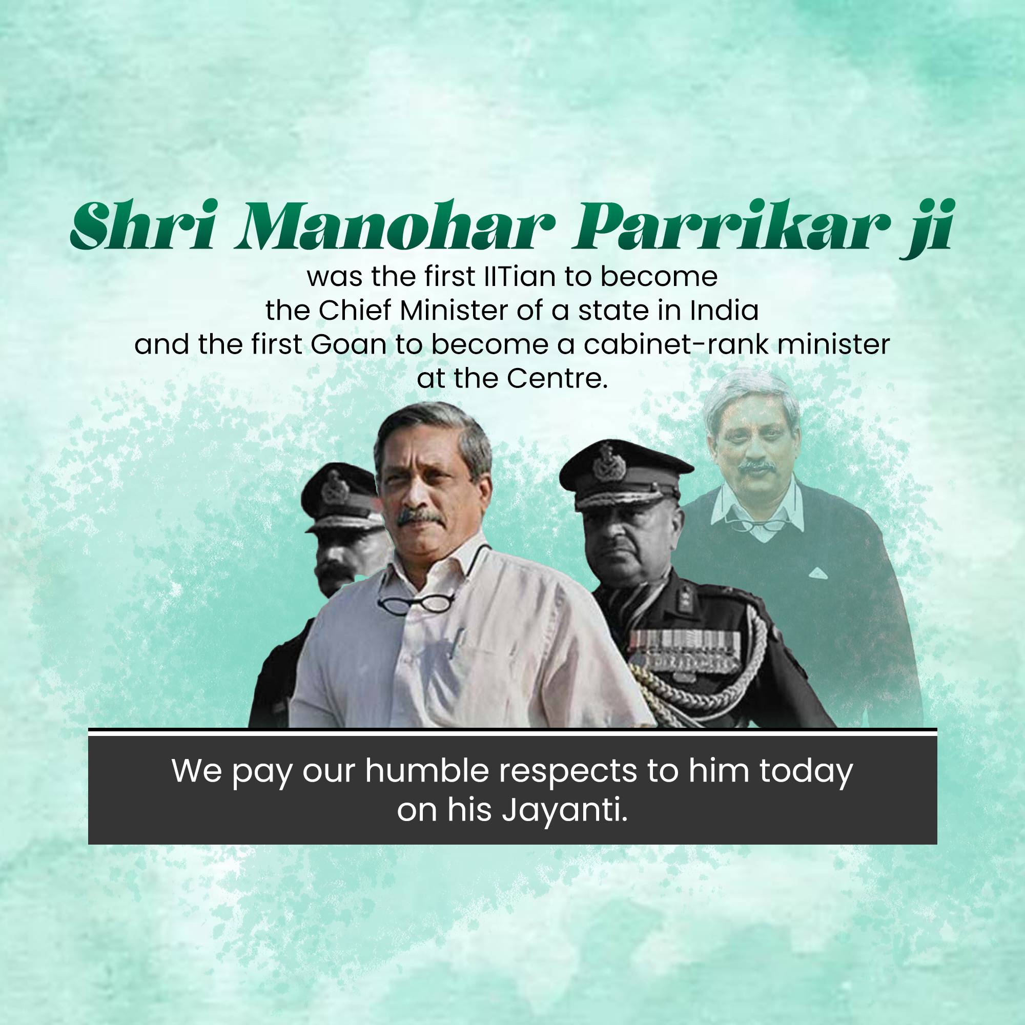 Manohar Parrikar Jayanti