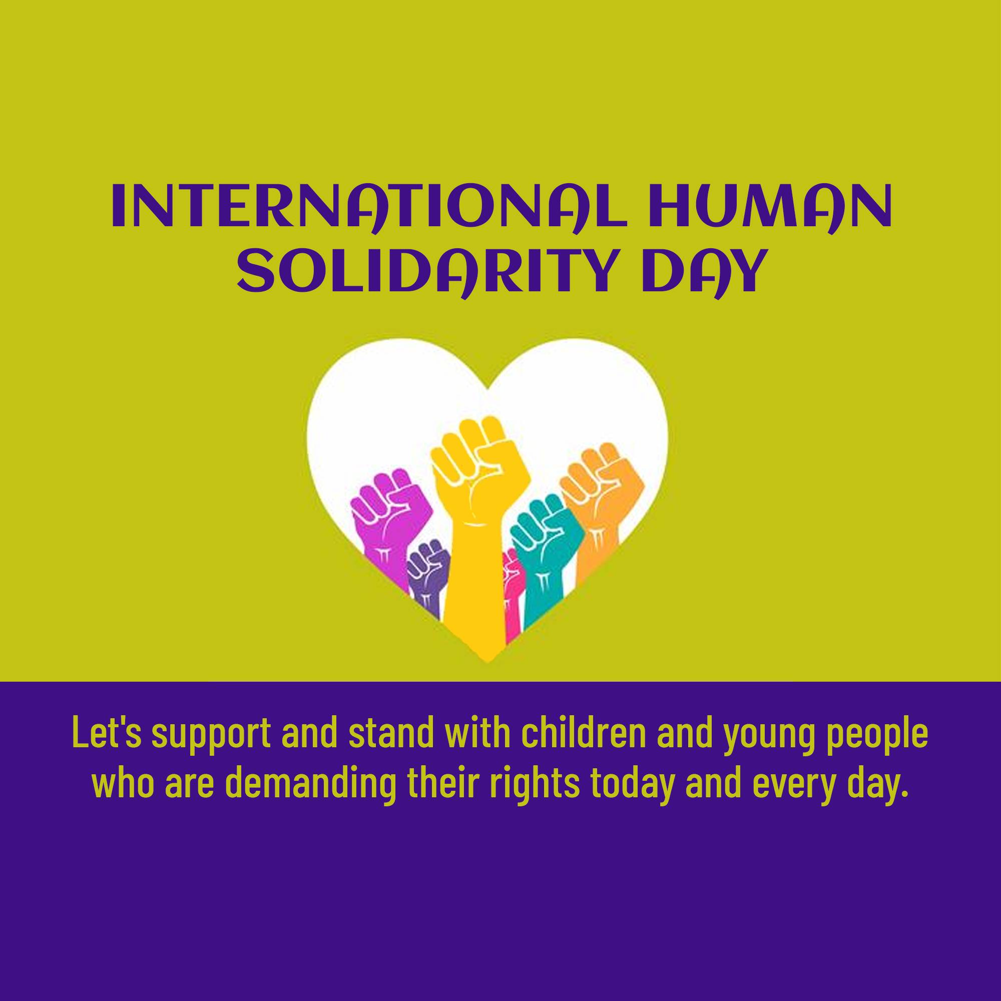 International Human Solidarity Day