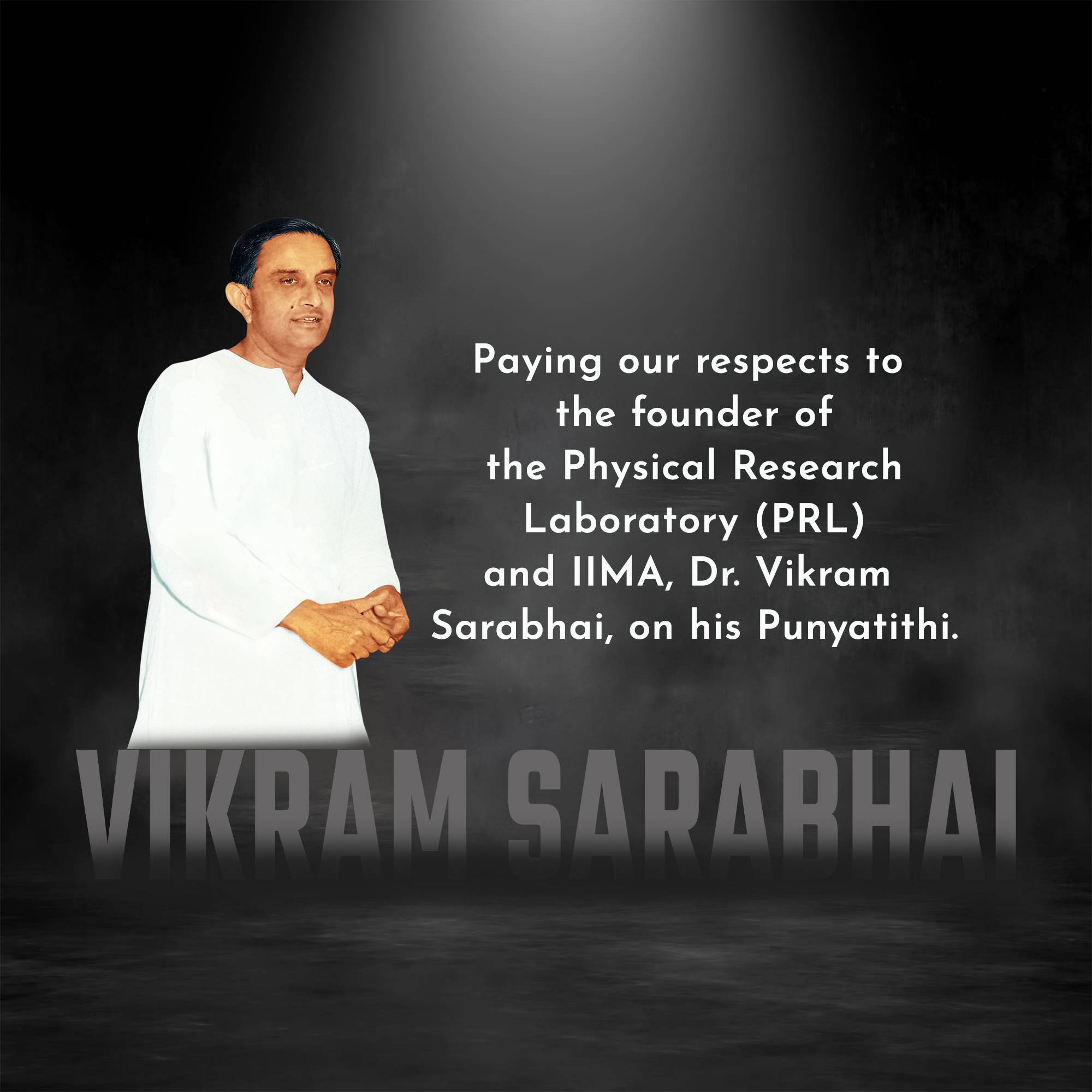 Dr Vikram Sarabhai Punyatithi