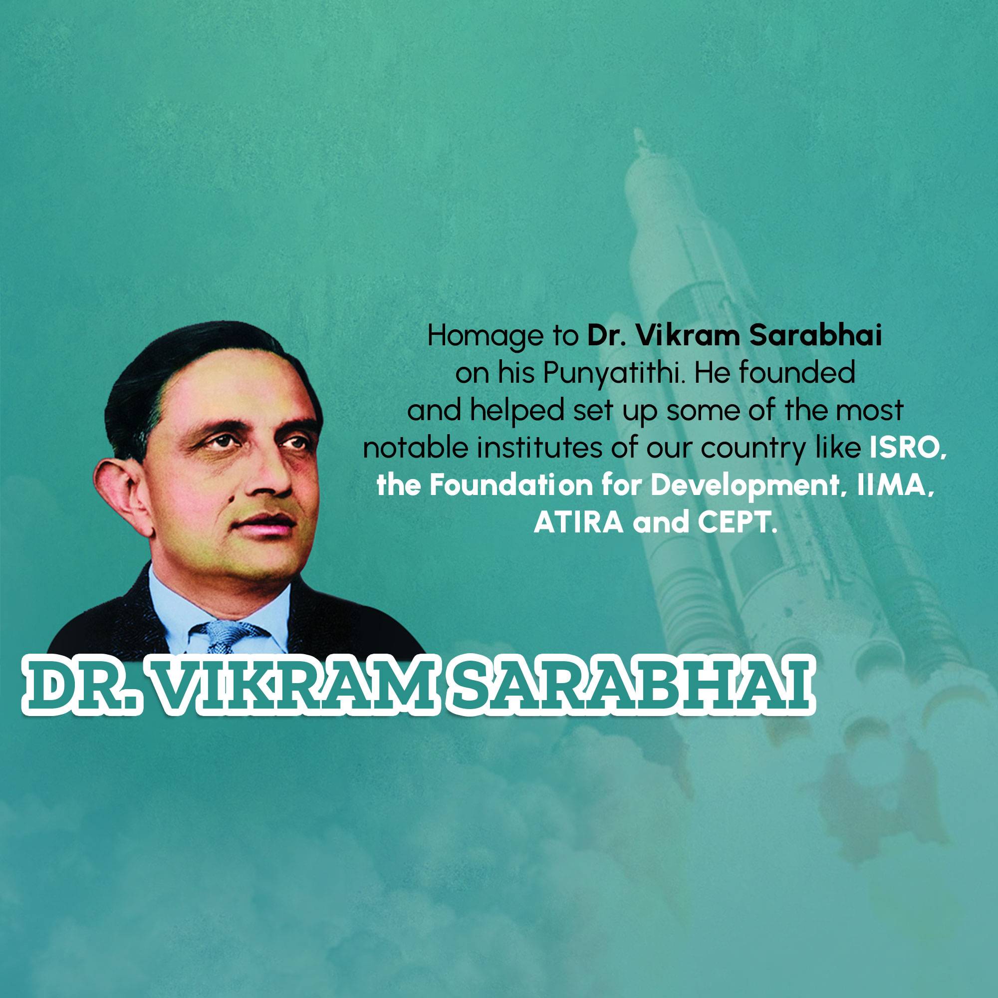Dr Vikram Sarabhai Punyatithi