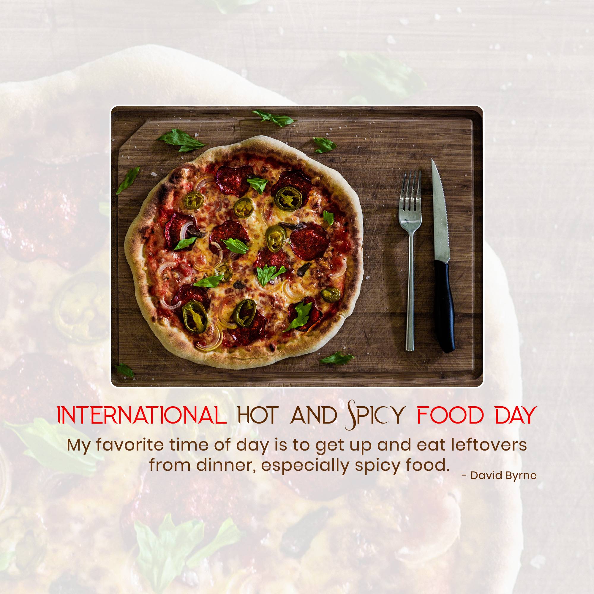 International Hot & Spicy Food Day