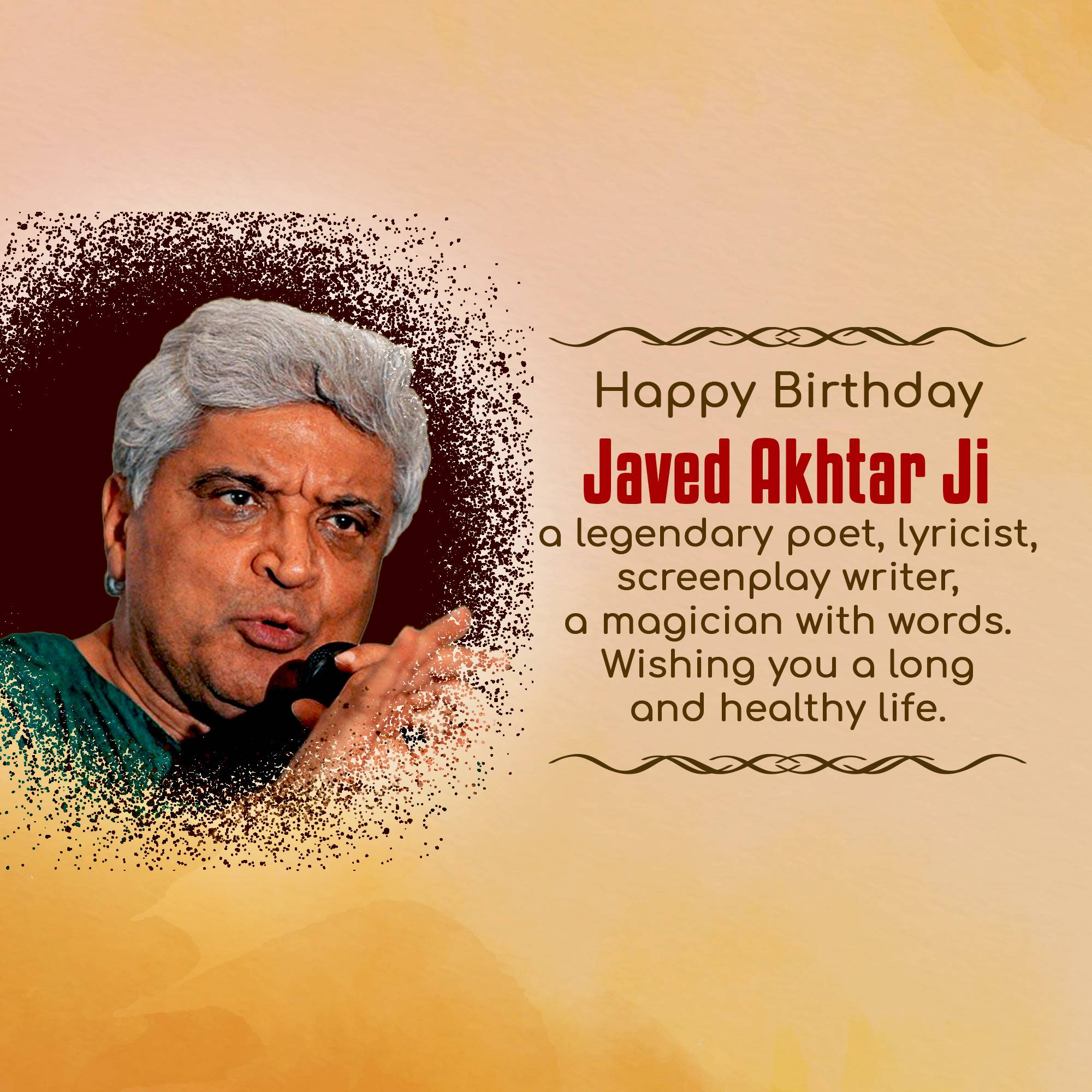 Javed Akhtar Birthday
