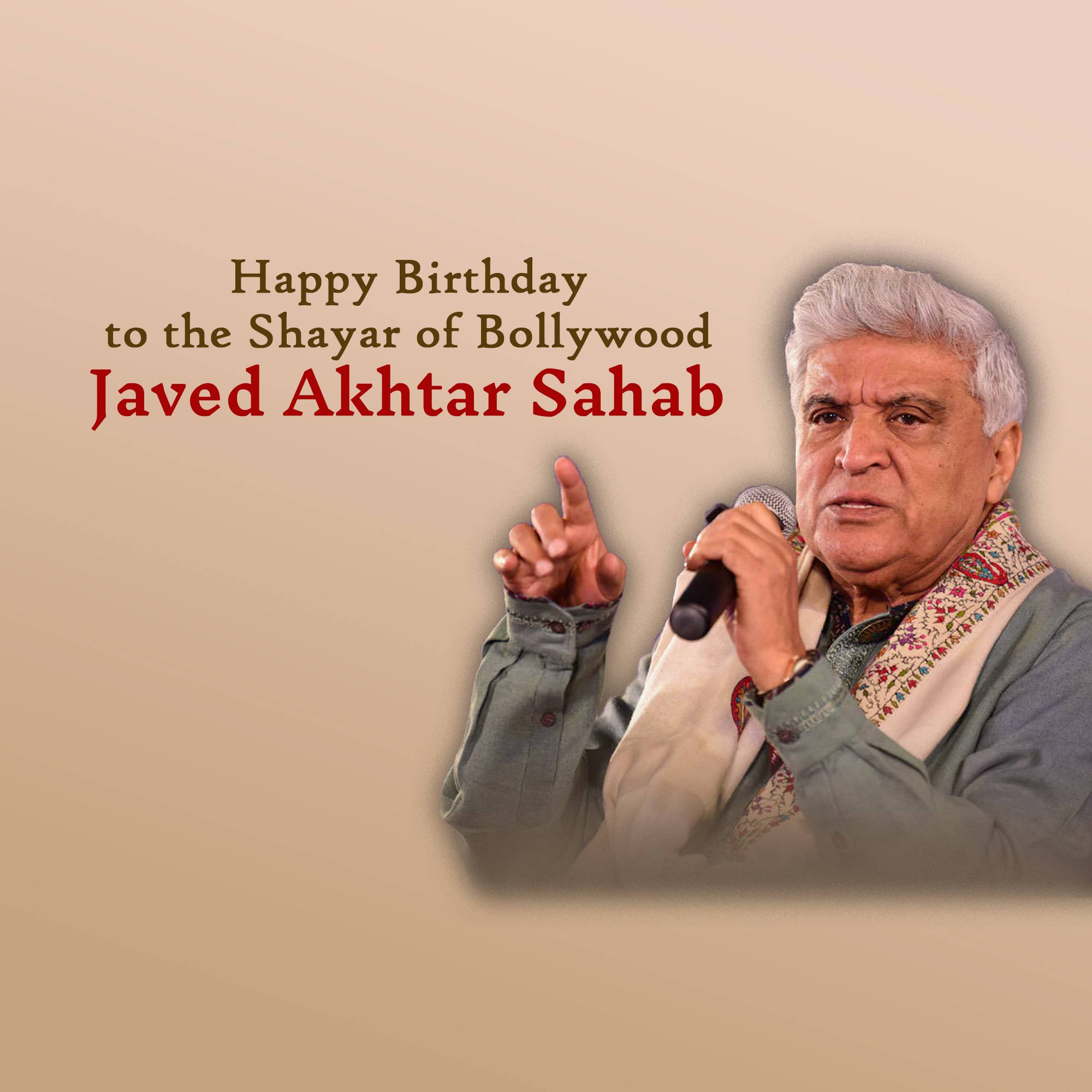 Javed Akhtar Birthday