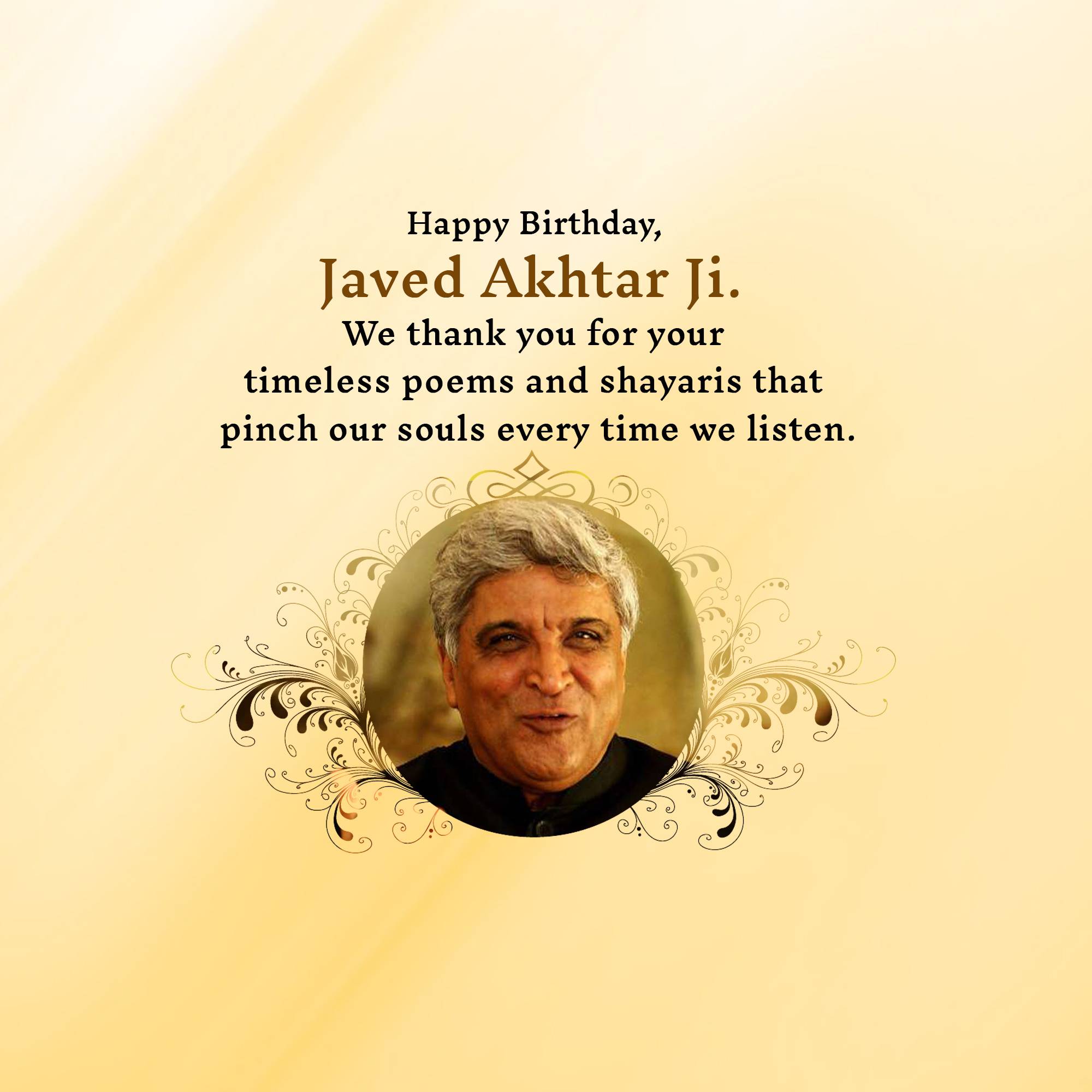 Javed Akhtar Birthday