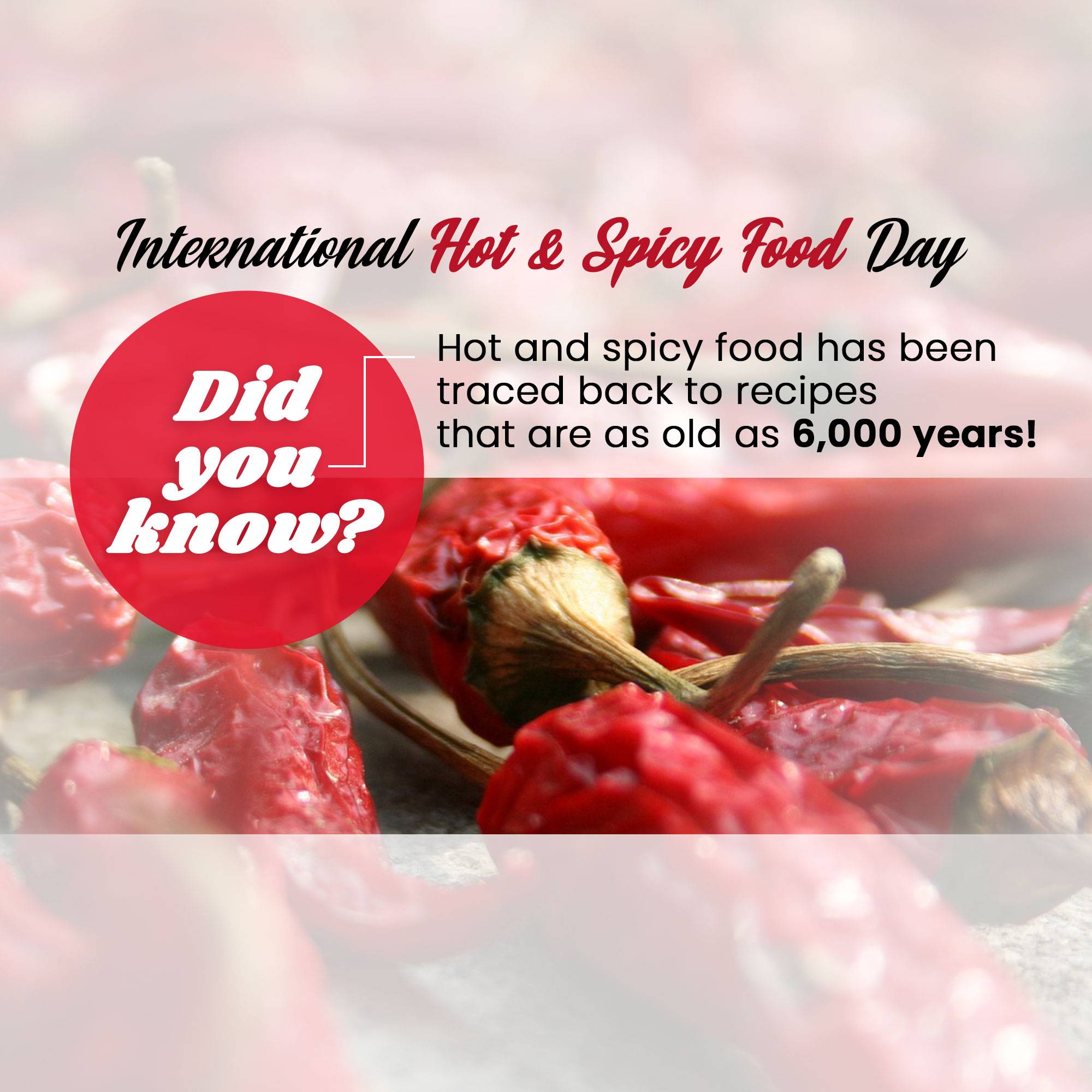 International Hot & Spicy Food Day