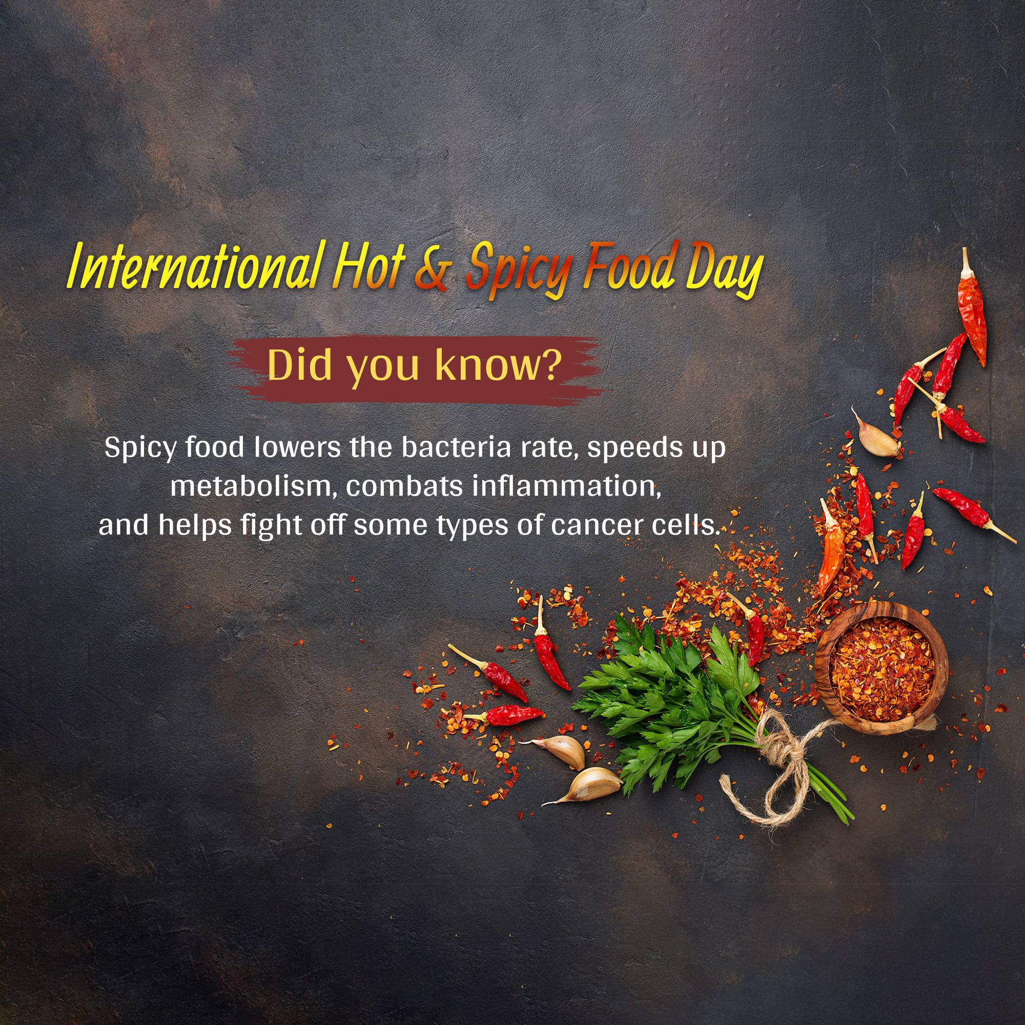 International Hot & Spicy Food Day