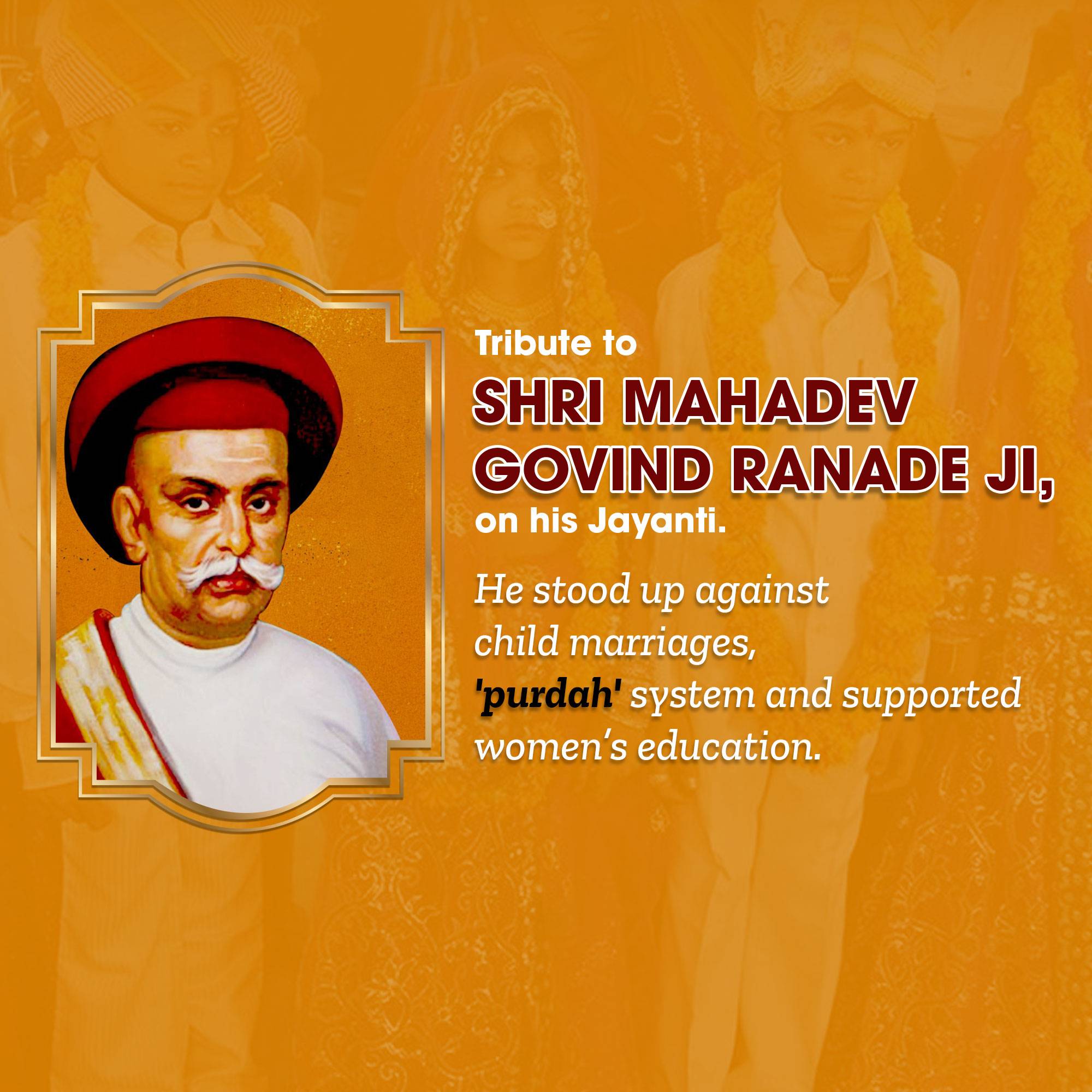 Mahadev Govind Ranade Jayanti