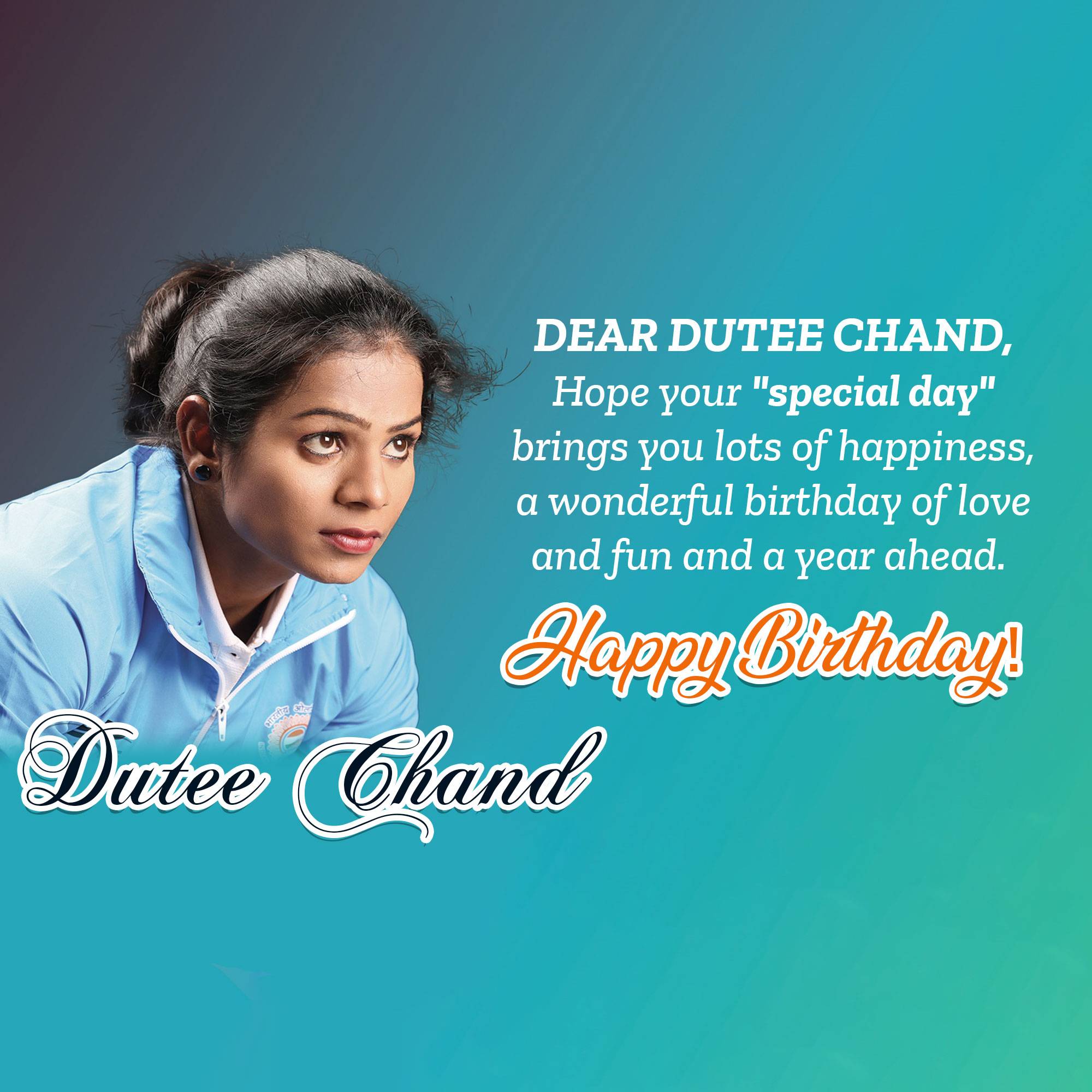 Dutee Chand - Birthday