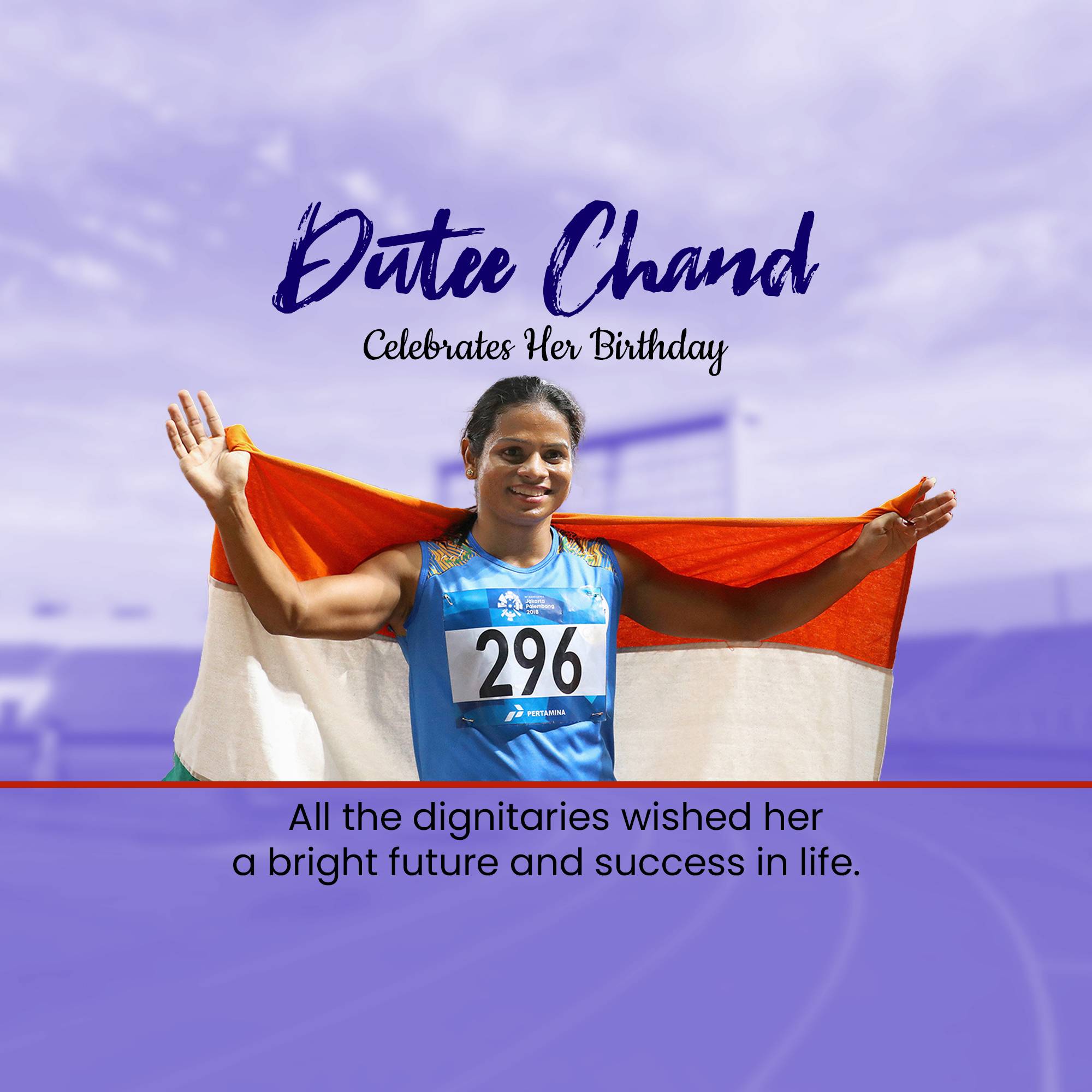Dutee Chand - Birthday