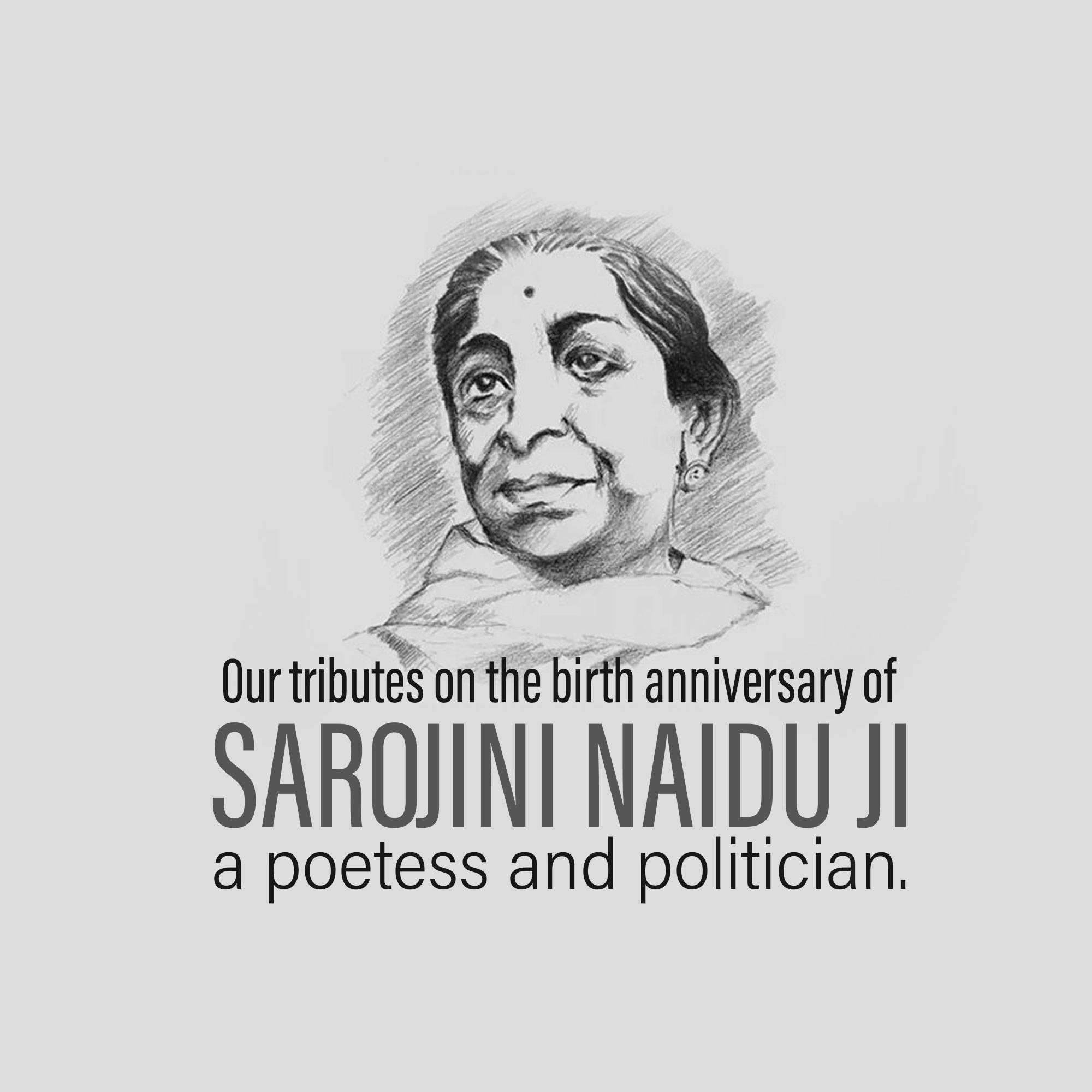 Sarojini Naidu Birth Anniversary