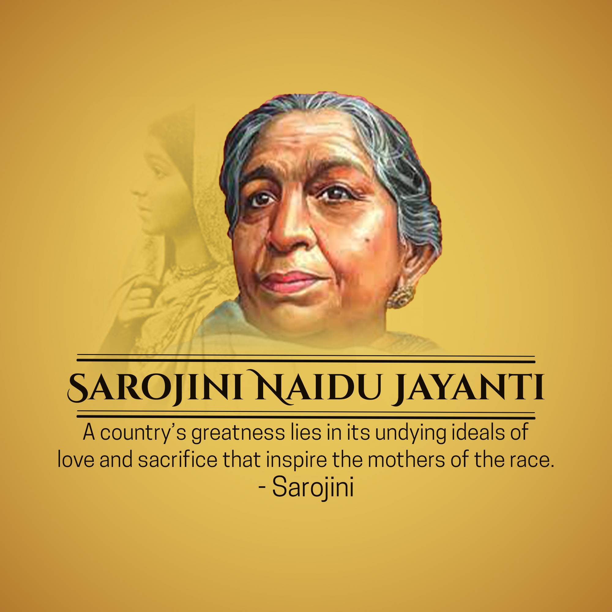Sarojini Naidu Birth Anniversary