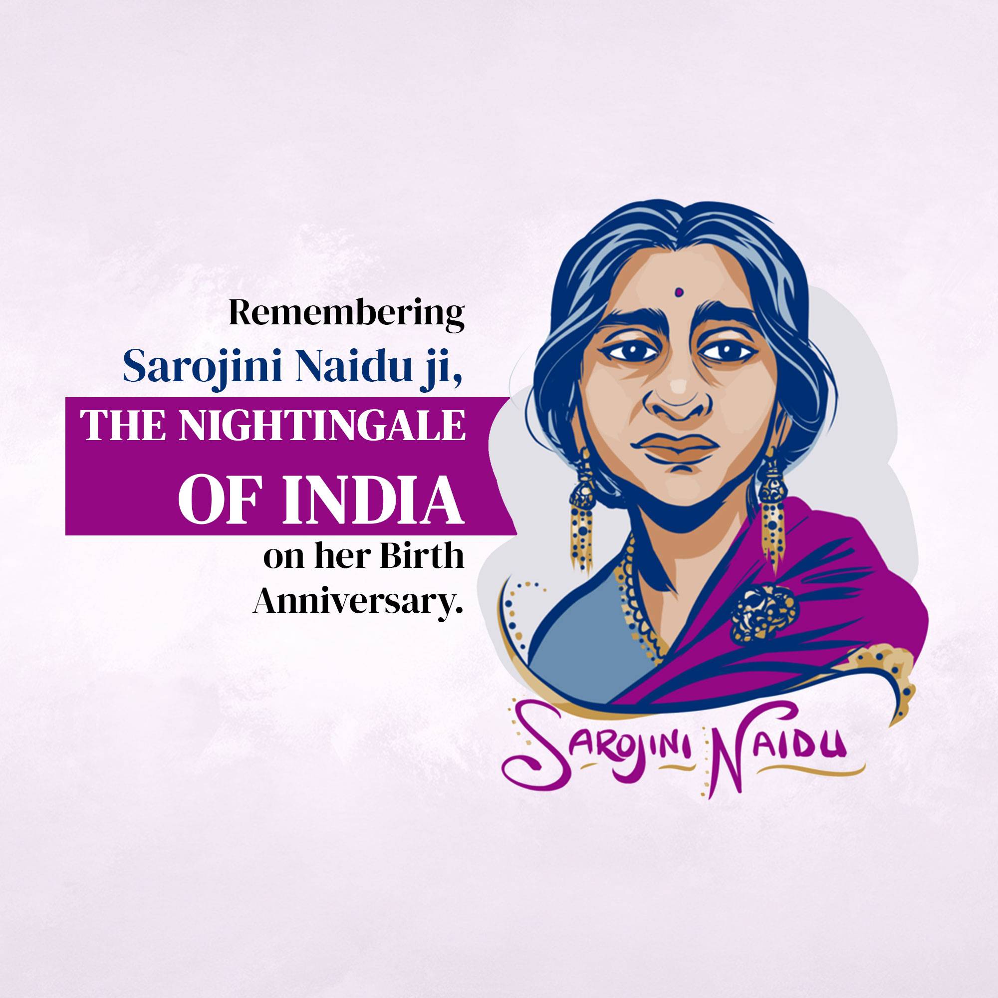 Sarojini Naidu Birth Anniversary