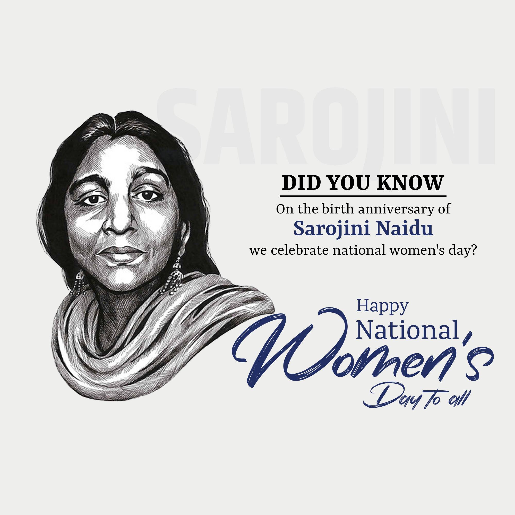 Sarojini Naidu Birth Anniversary
