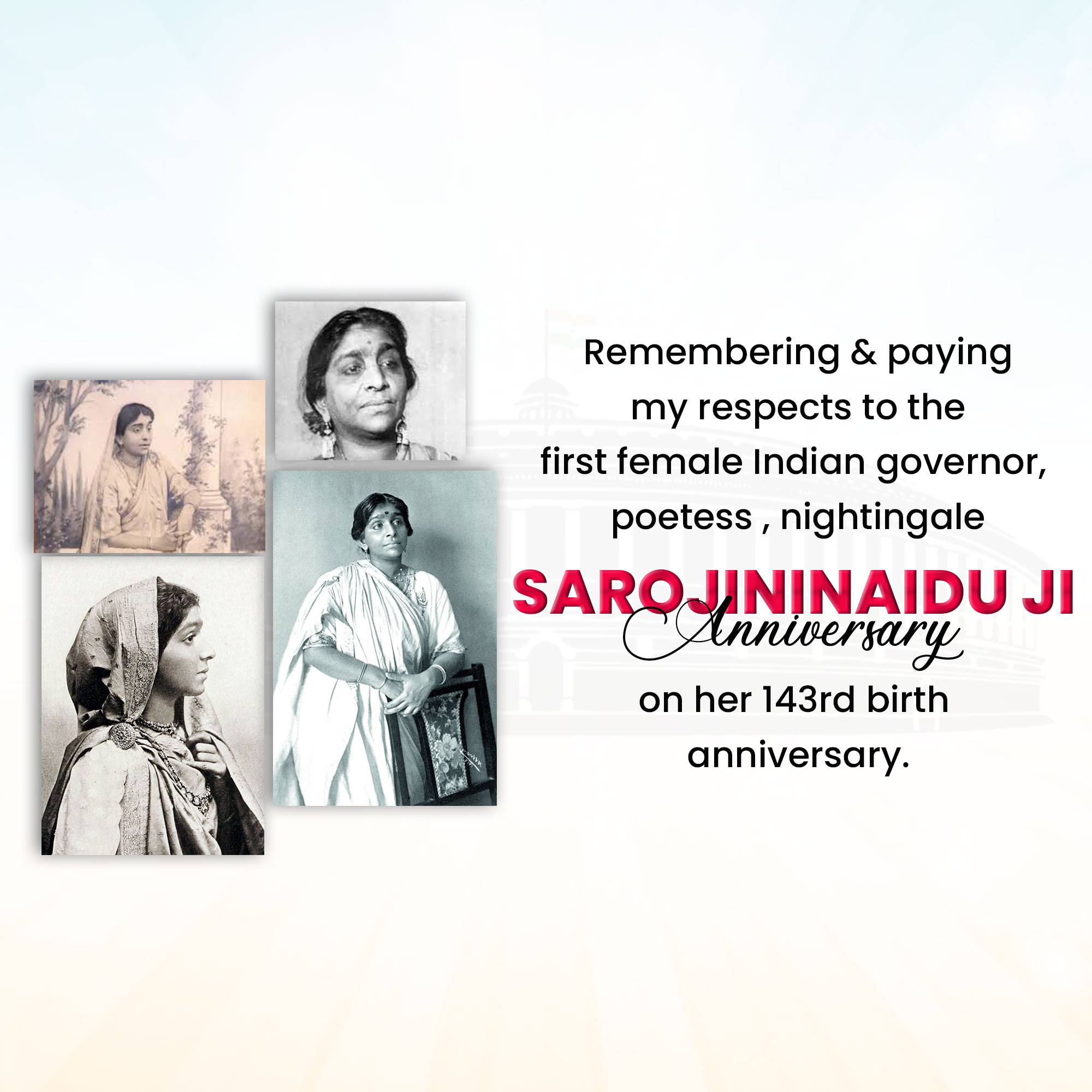 Sarojini Naidu Birth Anniversary