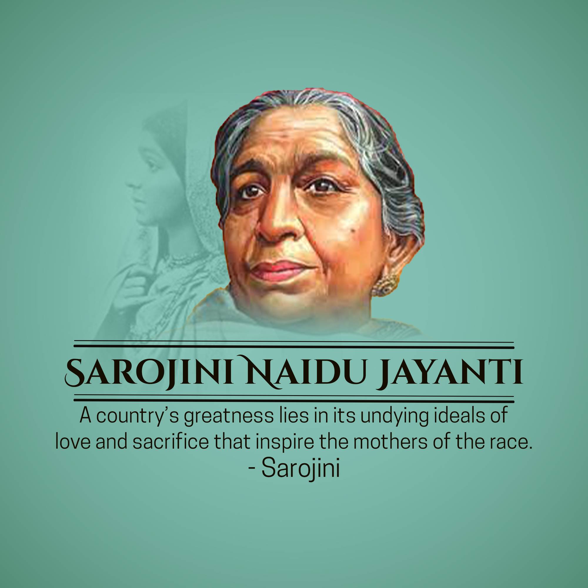 Sarojini Naidu Birth Anniversary